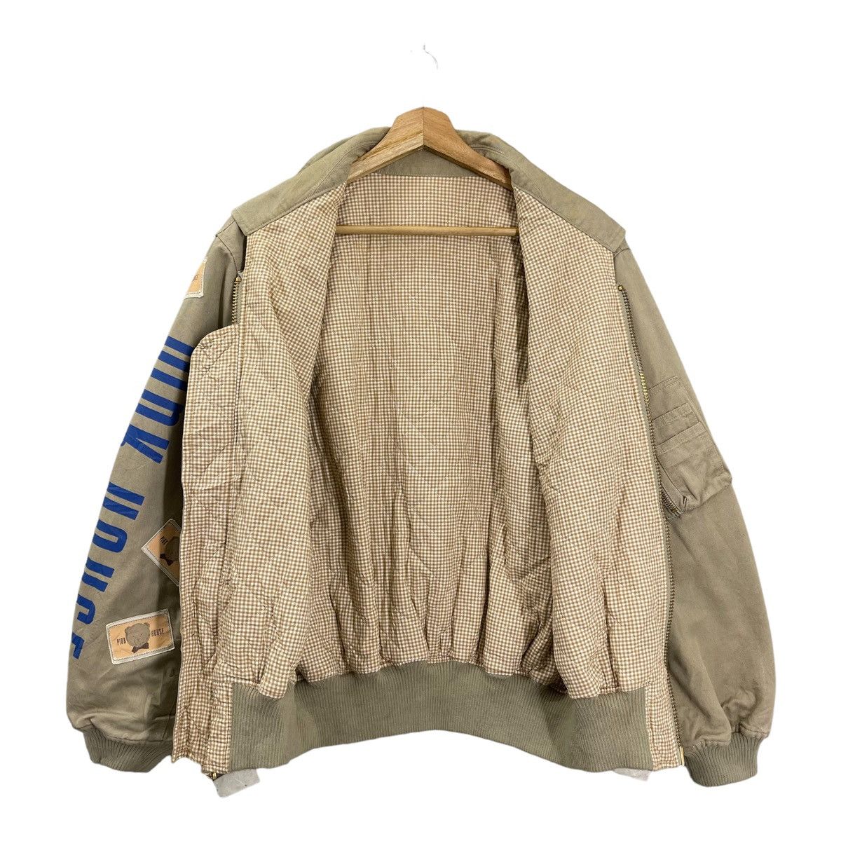 Japanese Brand × Karl Helmut × Pink House Vintage Karl Helmut Pink House Bomber Jacket Size M Size US M / EU 48-50 / 2 - 8 Thumbnail