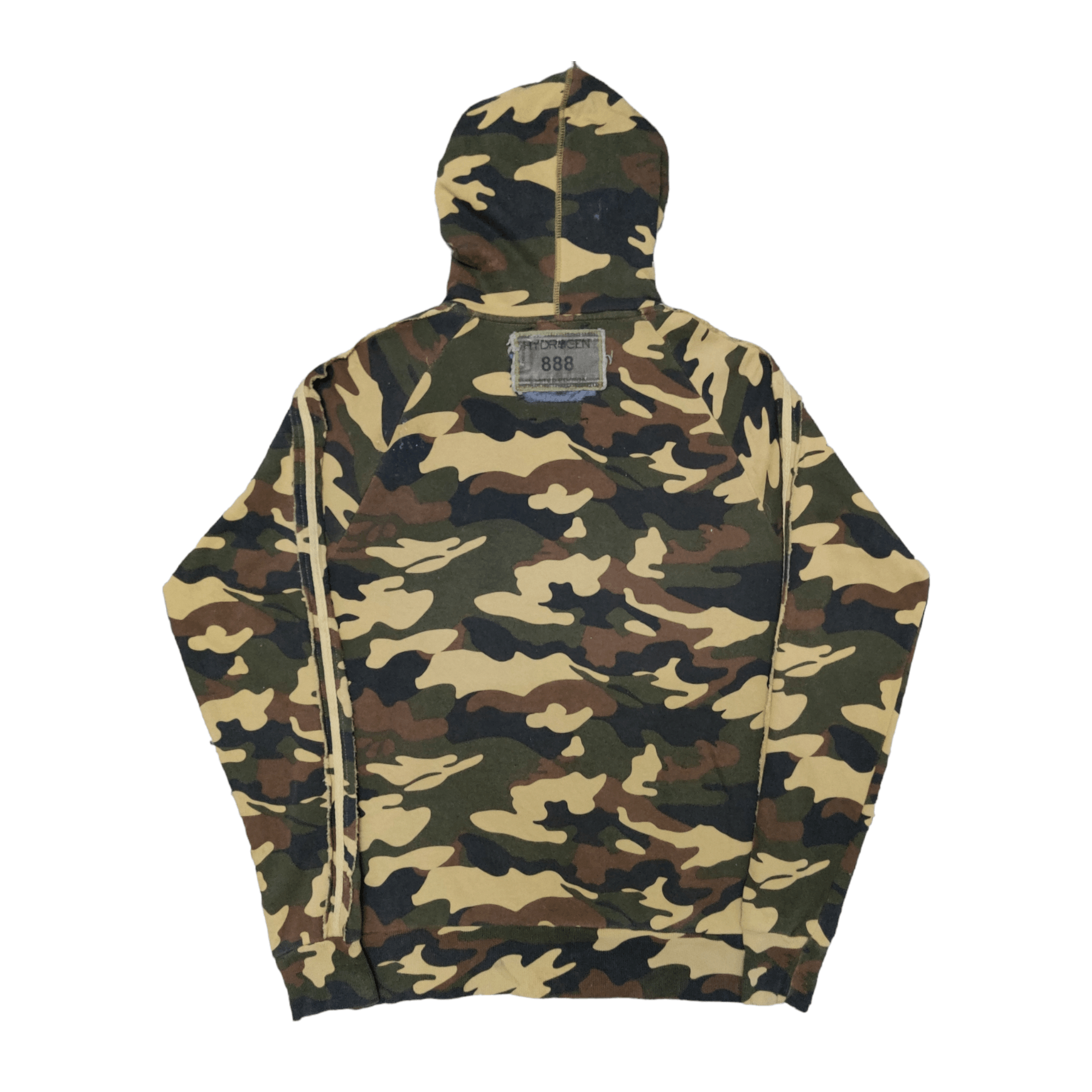 HYDROGEN 💥Limited Edition Vintage 1999 Hydrogen Skull Army Hoodie Size US M / EU 48-50 / 2 - 8 Thumbnail