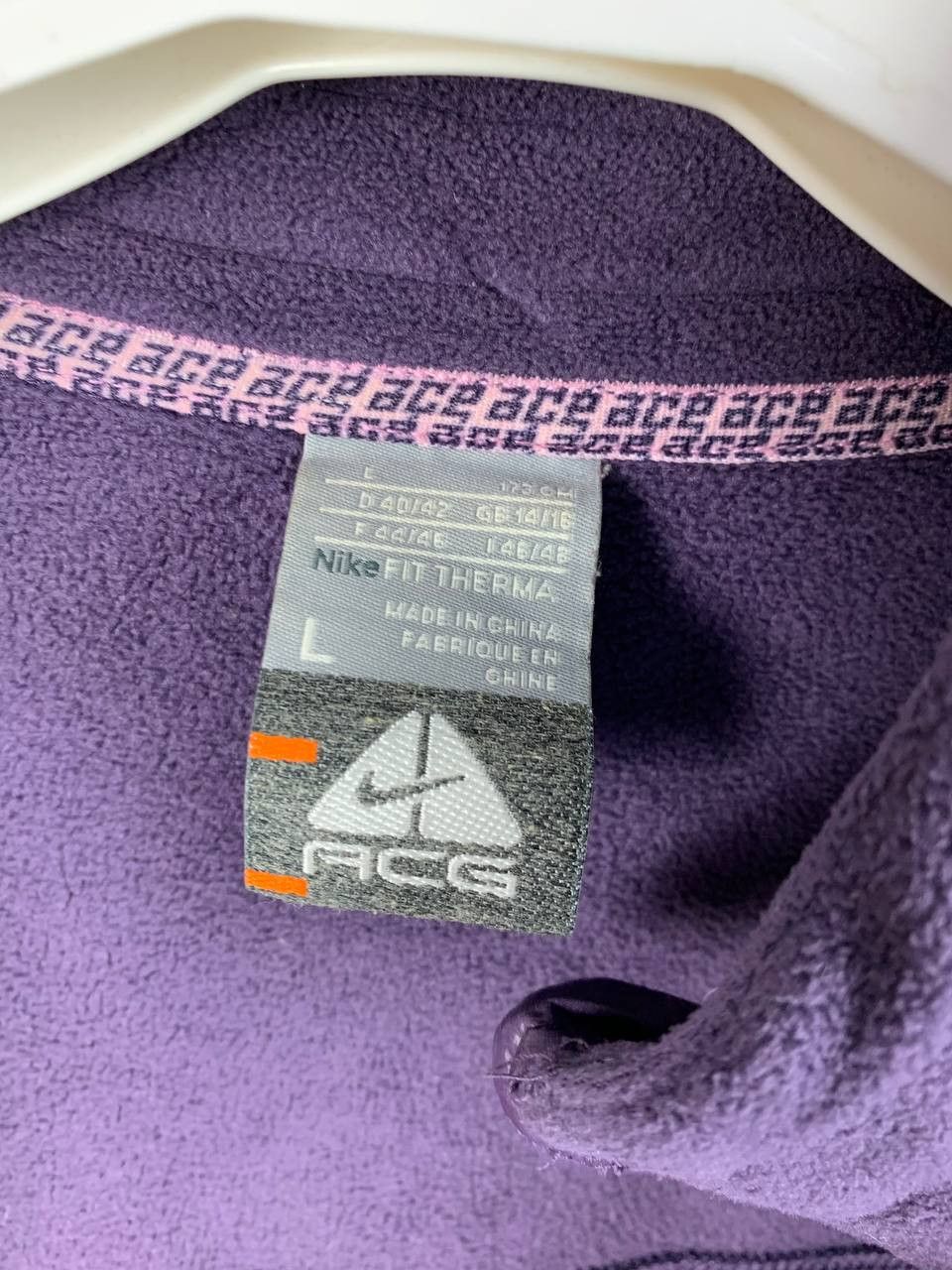 Nike ACG Nike sweatshirt zip violet L Size L / US 10 / IT 46 - 17 Thumbnail