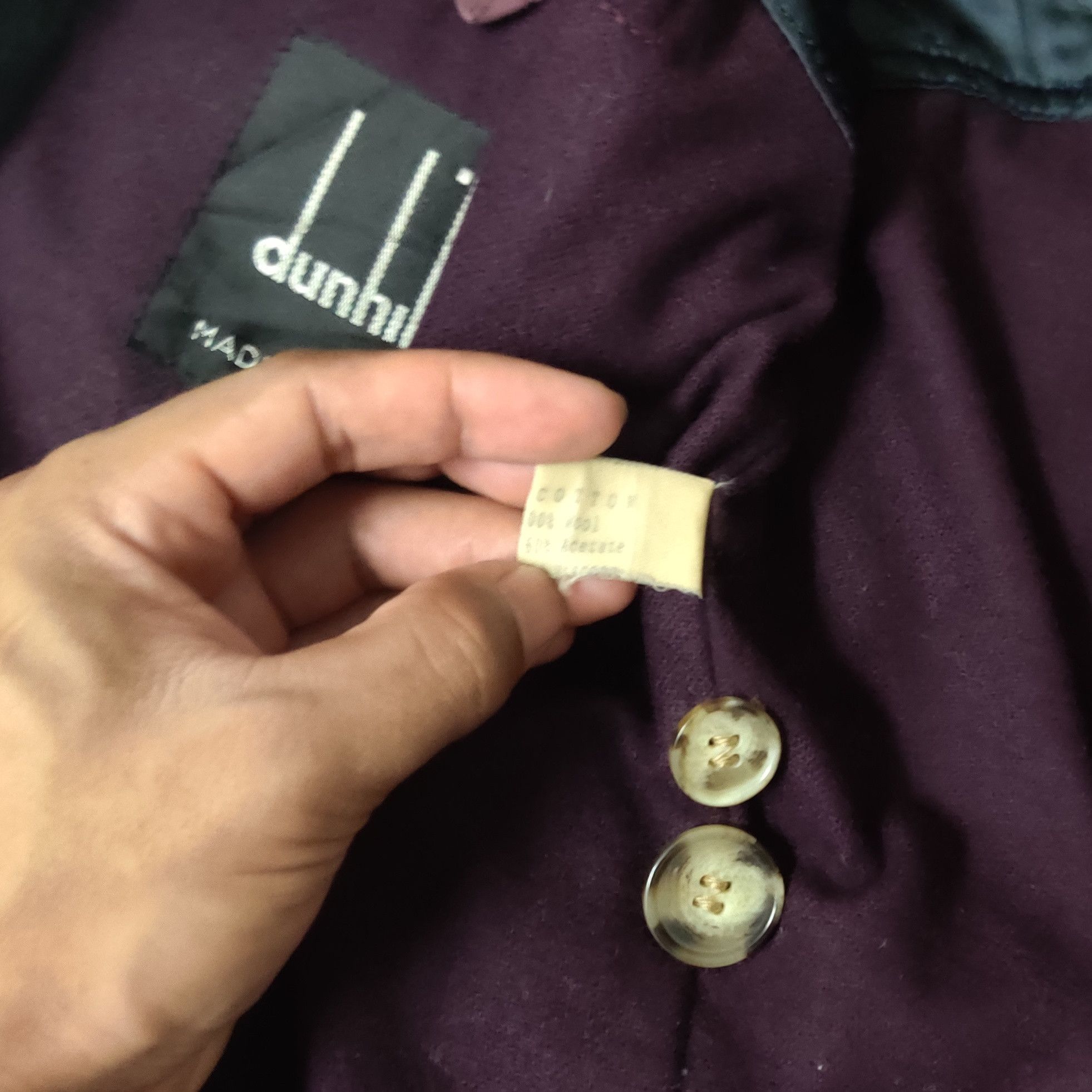 Alfred Dunhill Vintage Dunhill Jacket Lining Wool Size US XL / EU 56 / 4 - 8 Thumbnail