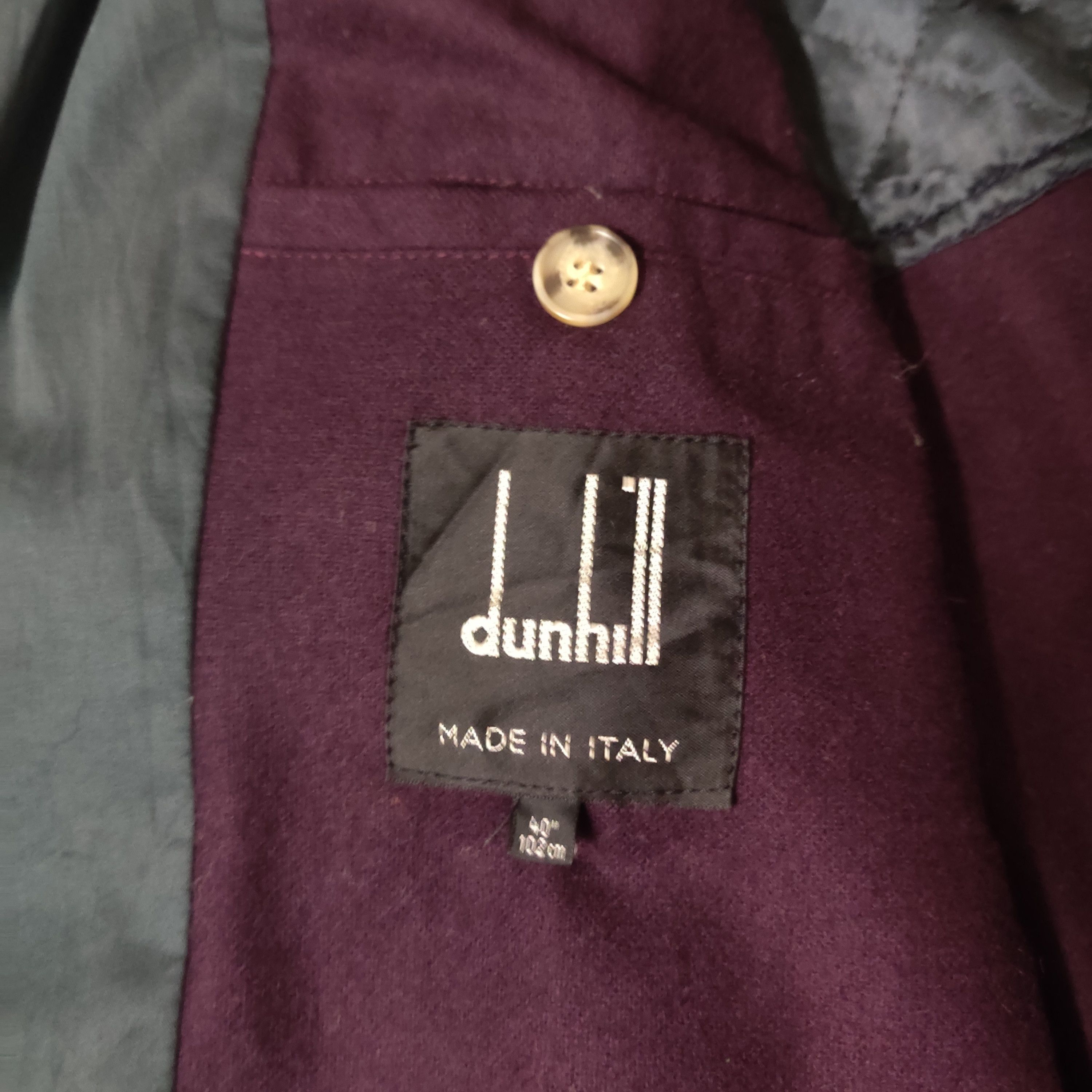 Alfred Dunhill Vintage Dunhill Jacket Lining Wool Size US XL / EU 56 / 4 - 6 Thumbnail