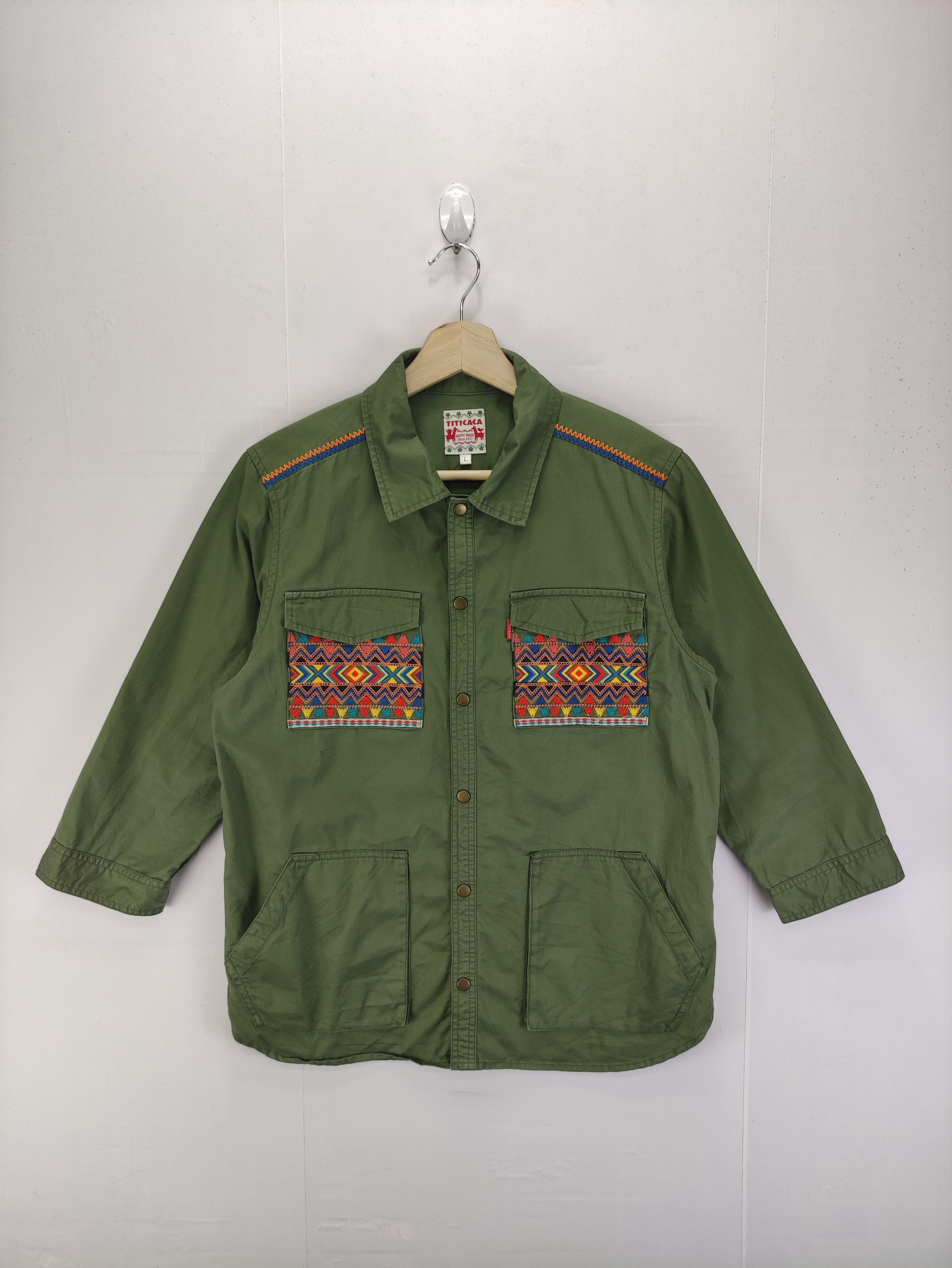 Japanese Brand Vintage Titicaca Jacket Snap Button Size S / US 4 / IT 40 - 1 Thumbnail