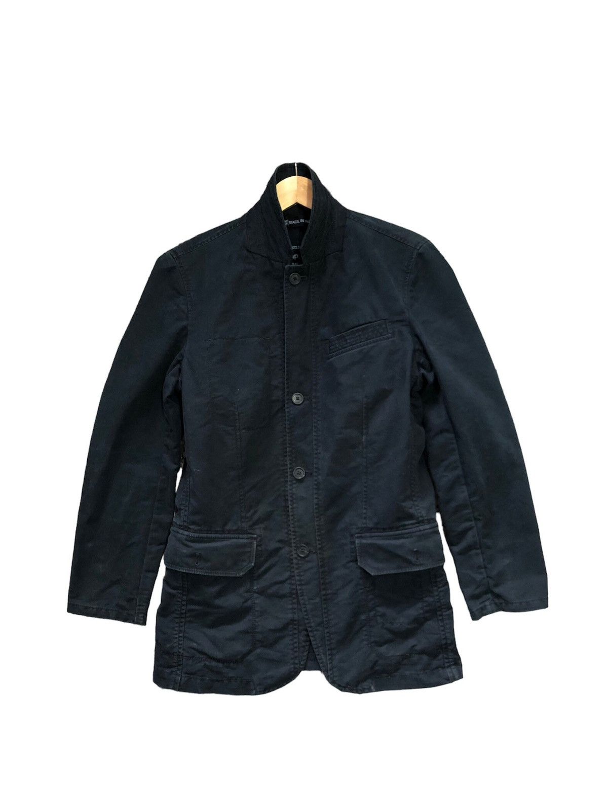 Gap Vintage Gap Faded Blue Hard Chroe Jacket Size US S / EU 44-46 / 1 - 20 Thumbnail