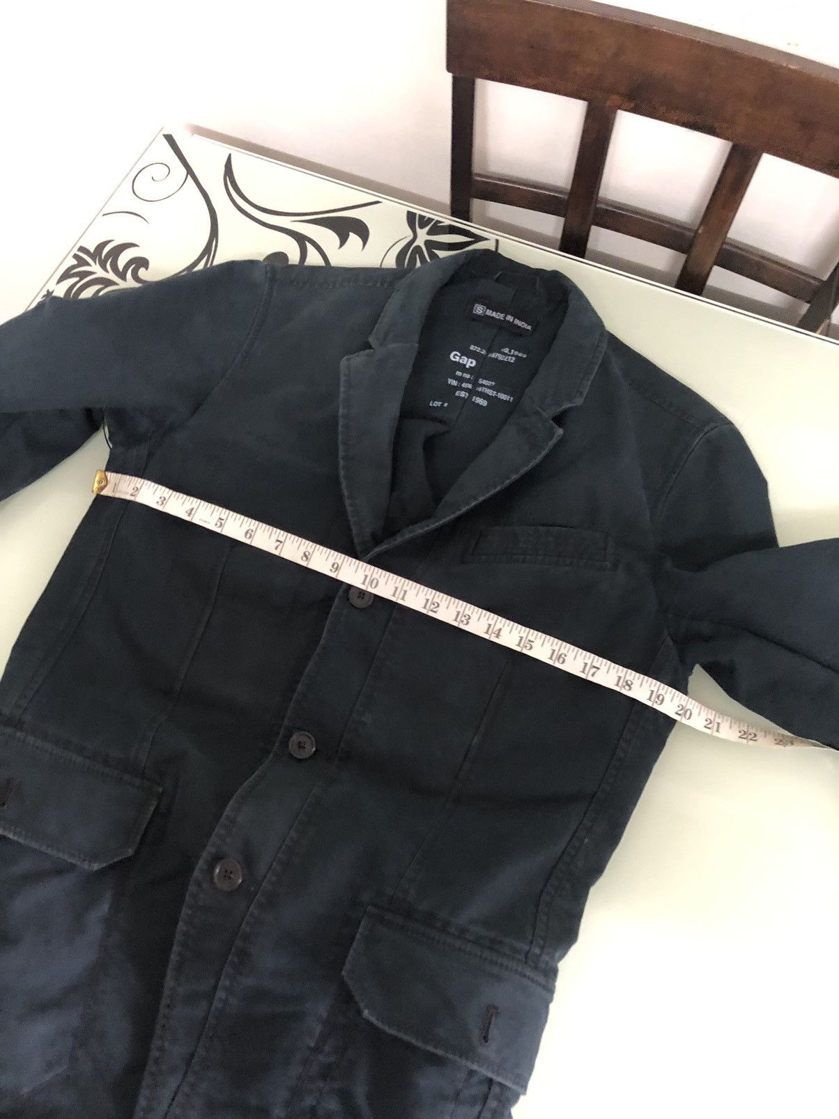 Gap Vintage Gap Faded Blue Hard Chroe Jacket Size US S / EU 44-46 / 1 - 16 Thumbnail