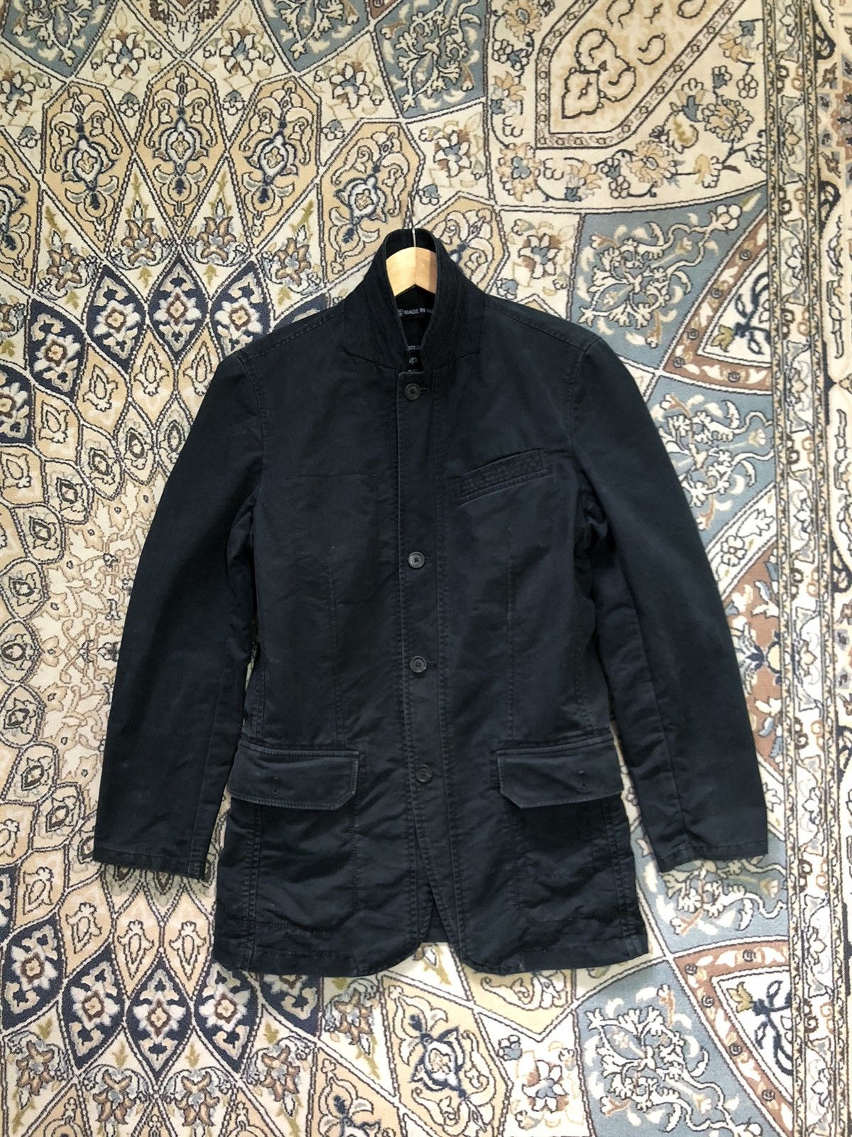 Gap Vintage Gap Faded Blue Hard Chroe Jacket Size US S / EU 44-46 / 1 - 3 Thumbnail