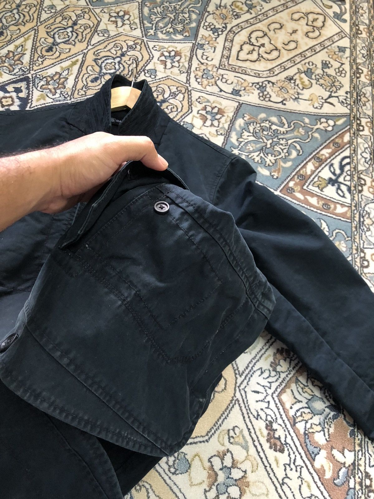 Gap Vintage Gap Faded Blue Hard Chroe Jacket Size US S / EU 44-46 / 1 - 10 Thumbnail