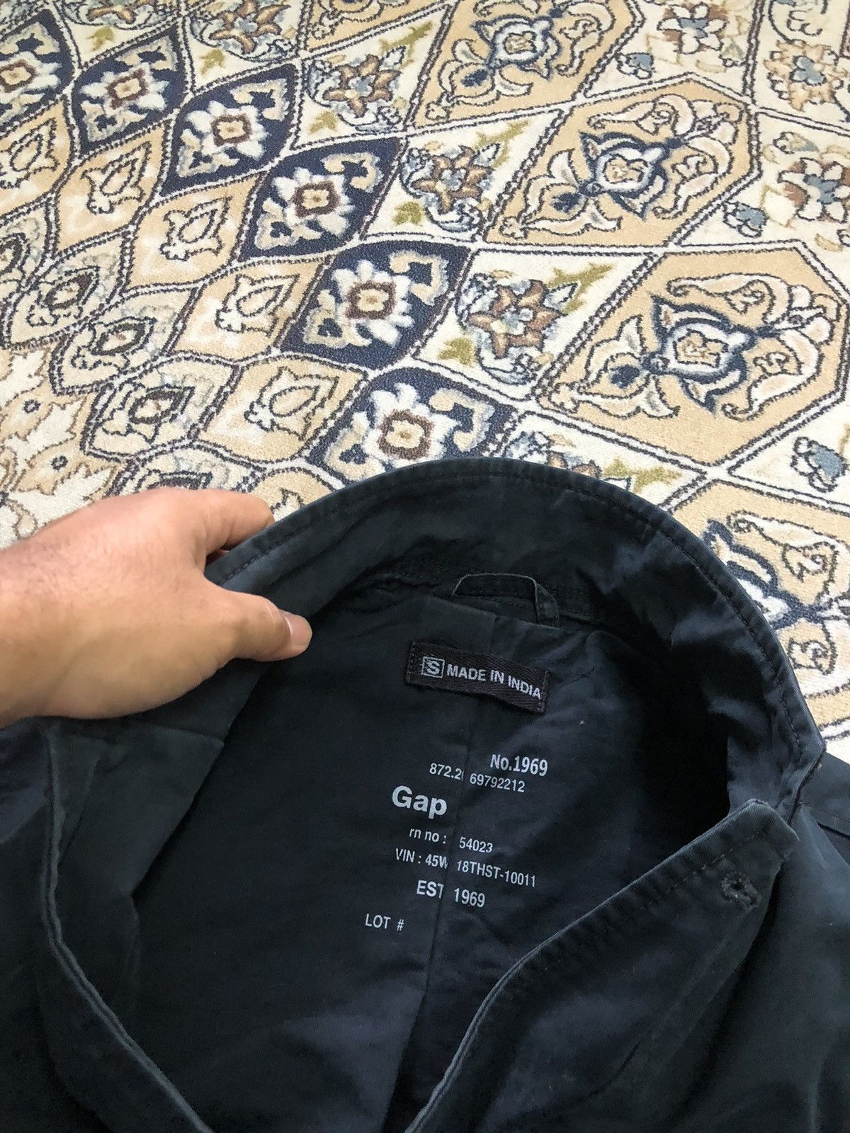 Gap Vintage Gap Faded Blue Hard Chroe Jacket Size US S / EU 44-46 / 1 - 11 Thumbnail