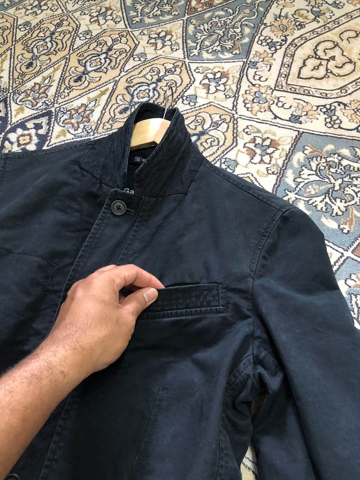 Gap Vintage Gap Faded Blue Hard Chroe Jacket Size US S / EU 44-46 / 1 - 7 Thumbnail
