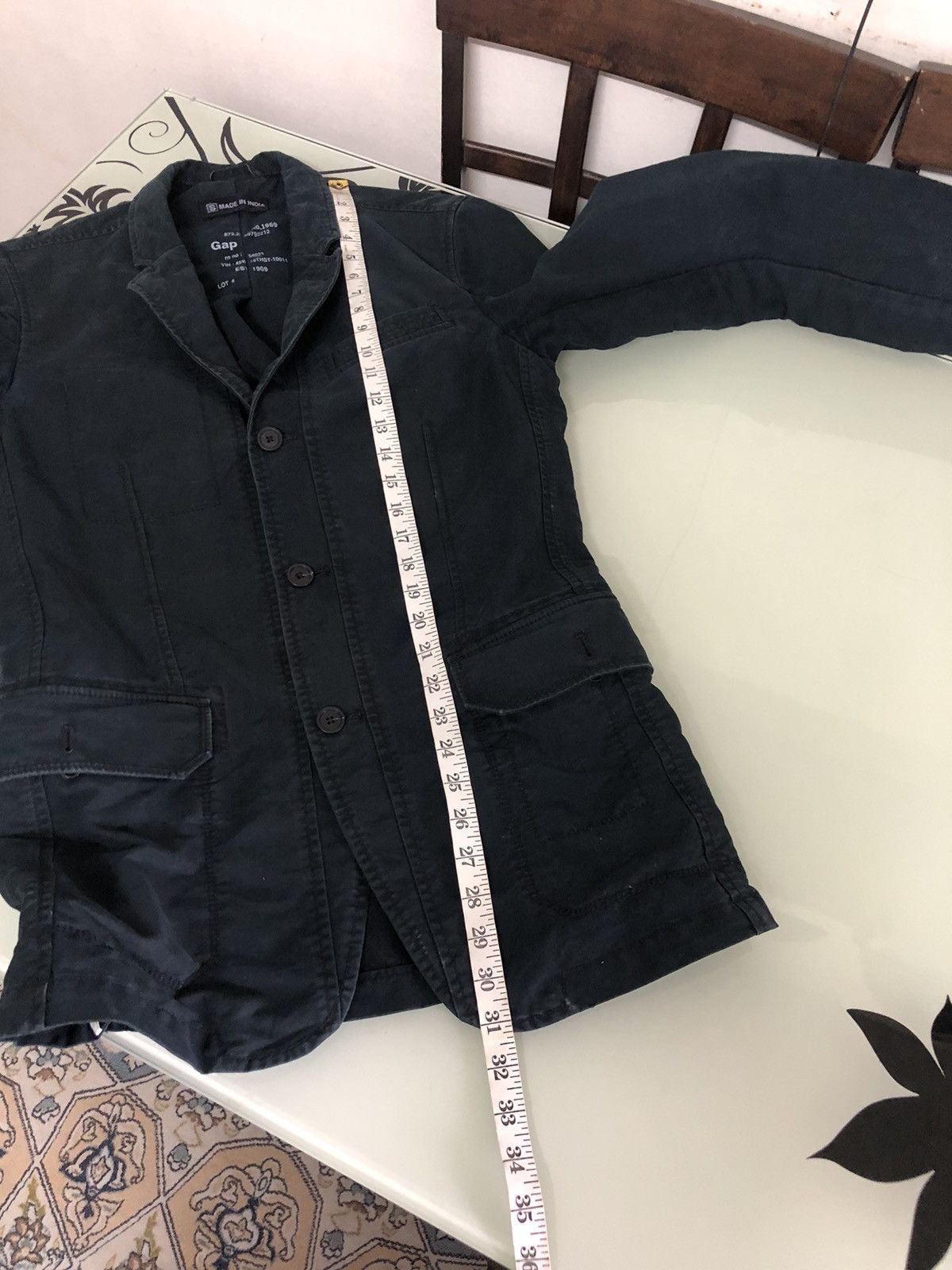 Gap Vintage Gap Faded Blue Hard Chroe Jacket Size US S / EU 44-46 / 1 - 19 Thumbnail