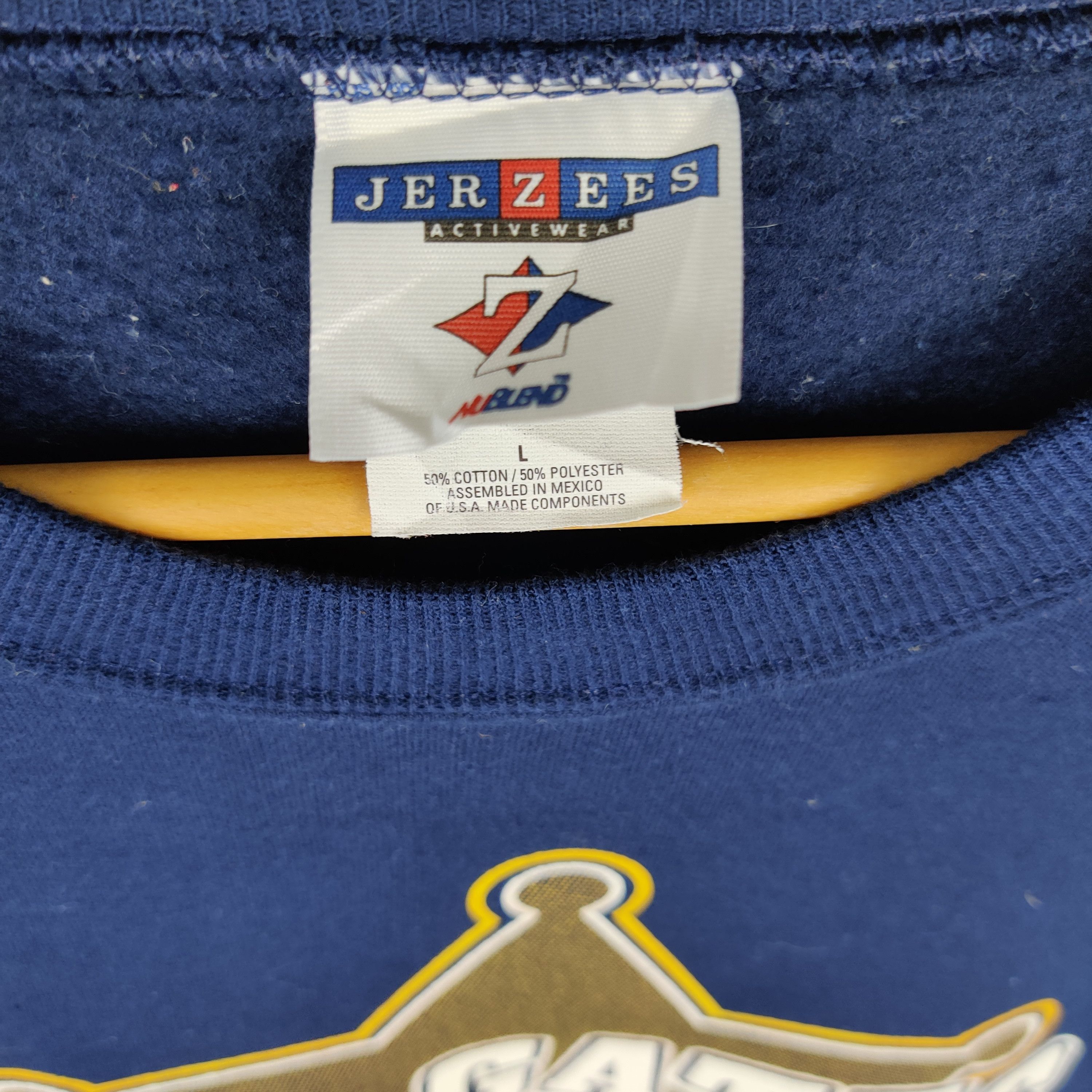 Jerzees Vintage Jerzees Sweatshirt Crewneck O.B.Gates Elementary Size US L / EU 52-54 / 3 - 3 Thumbnail