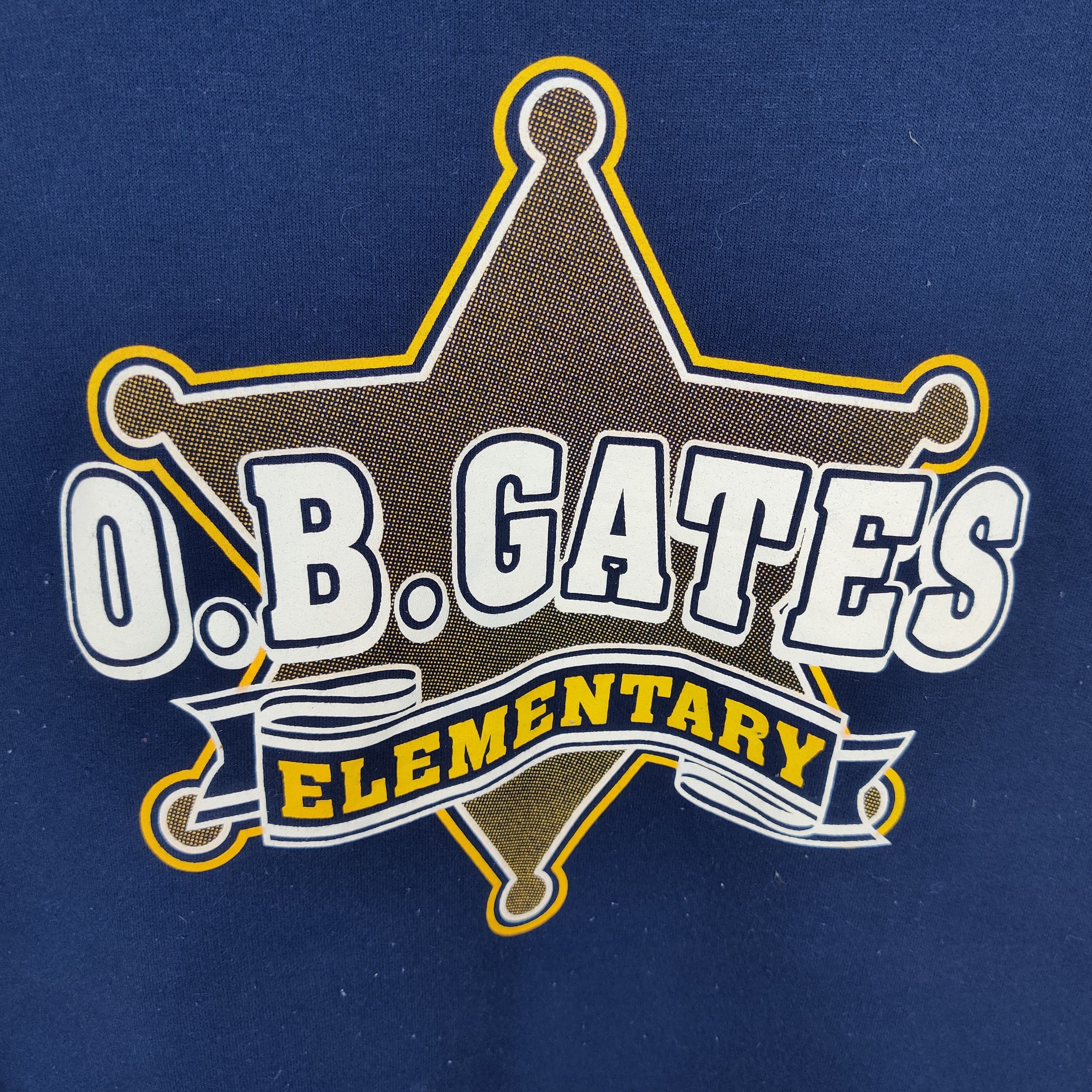 Jerzees Vintage Jerzees Sweatshirt Crewneck O.B.Gates Elementary Size US L / EU 52-54 / 3 - 2 Thumbnail