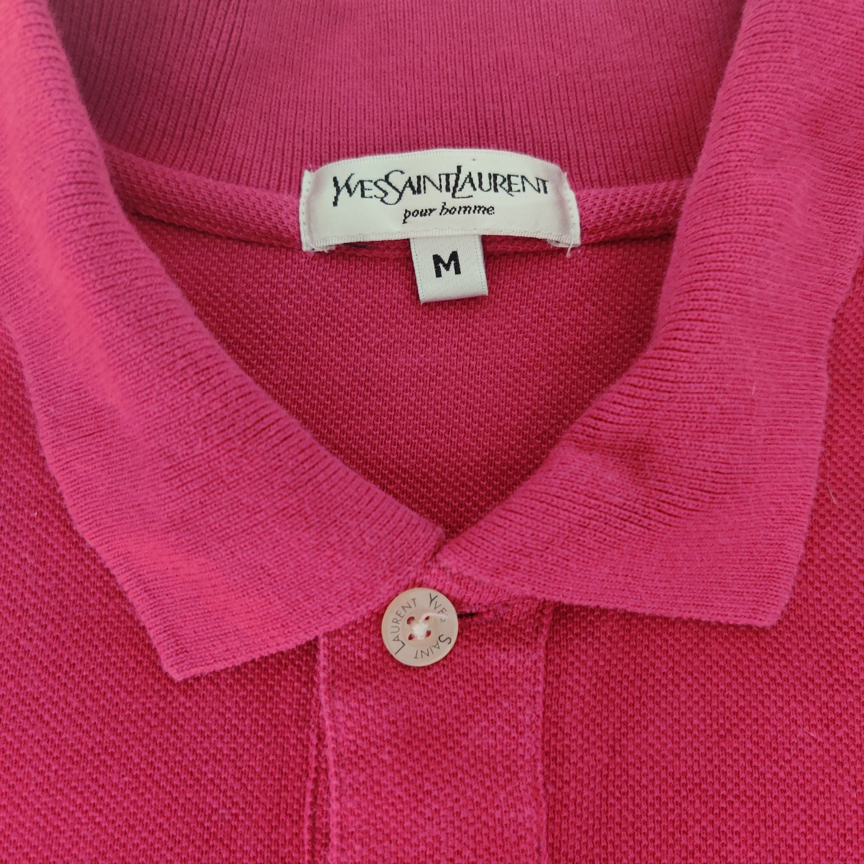 Yves Saint Laurent Vintage YSL Yves Saint Laurent Polo Shirt Single Pocket Size US M / EU 48-50 / 2 - 3 Thumbnail