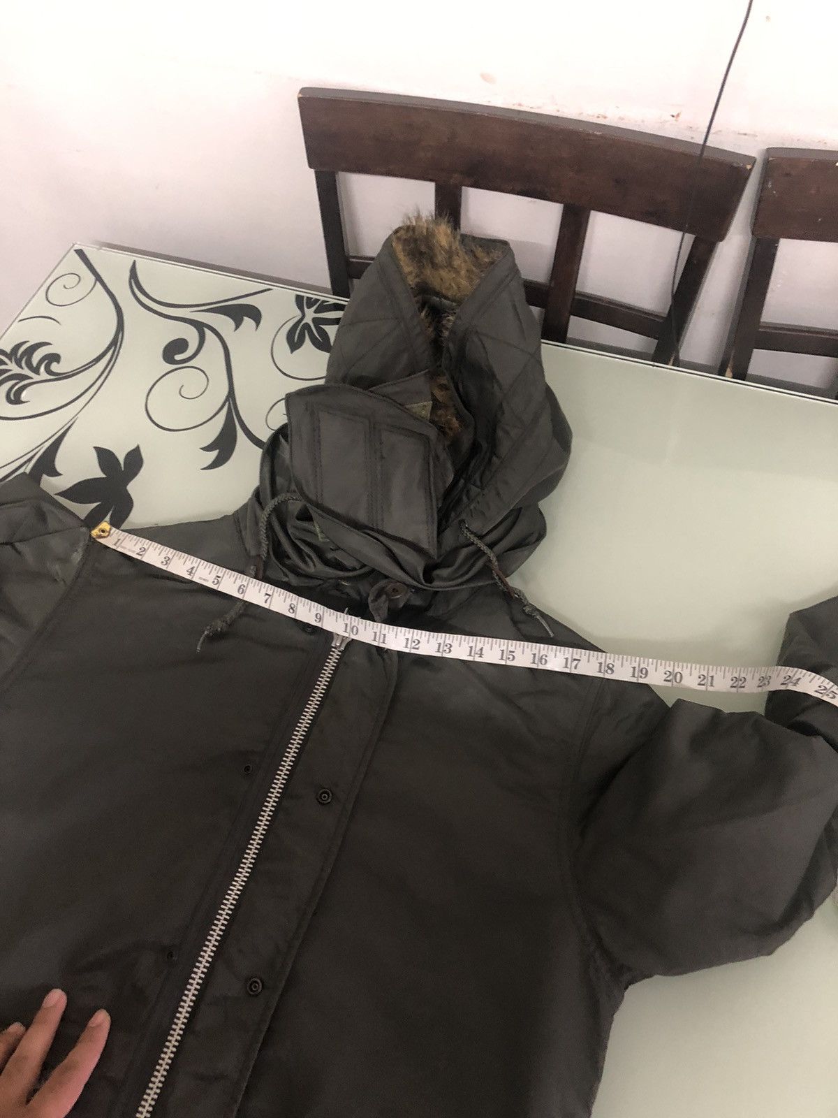 Alpha Industries Vintage Alpha Industries Military Parka Jacket With Fur Size US S / EU 44-46 / 1 - 23 Thumbnail
