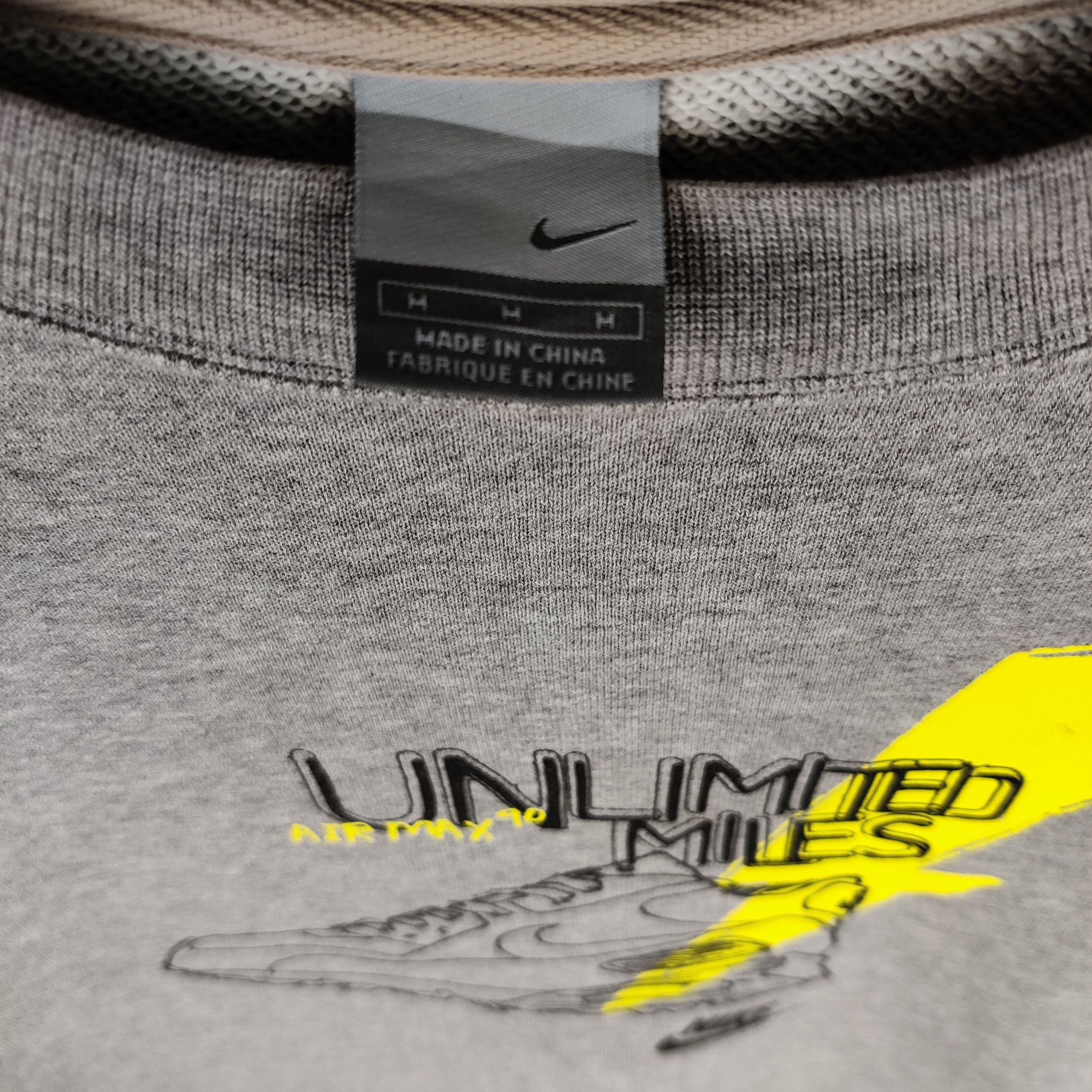 Nike Vintage Nike Unlimited Miles Sweatshirt Pullover Jumper Size US M / EU 48-50 / 2 - 3 Thumbnail