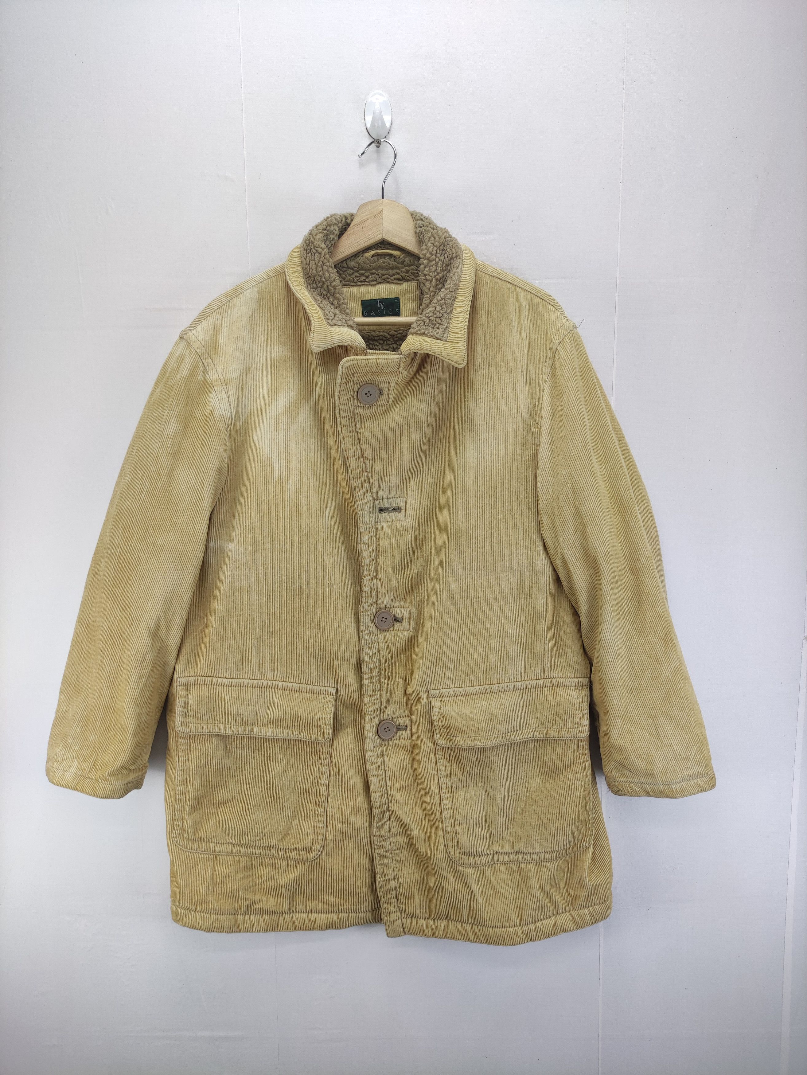 image of Corduroi Club x Issey Miyake Vintage Iy Basics Cuduroy Jacket Lining Sherpa, Men's (Size Large)