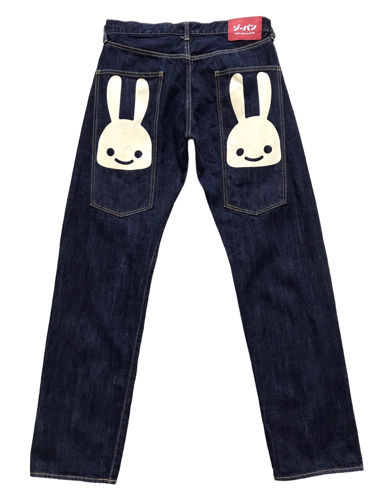 Image of Cune Japan Long Pocket Bunny Jeans in Blue, Men's (Size 34)