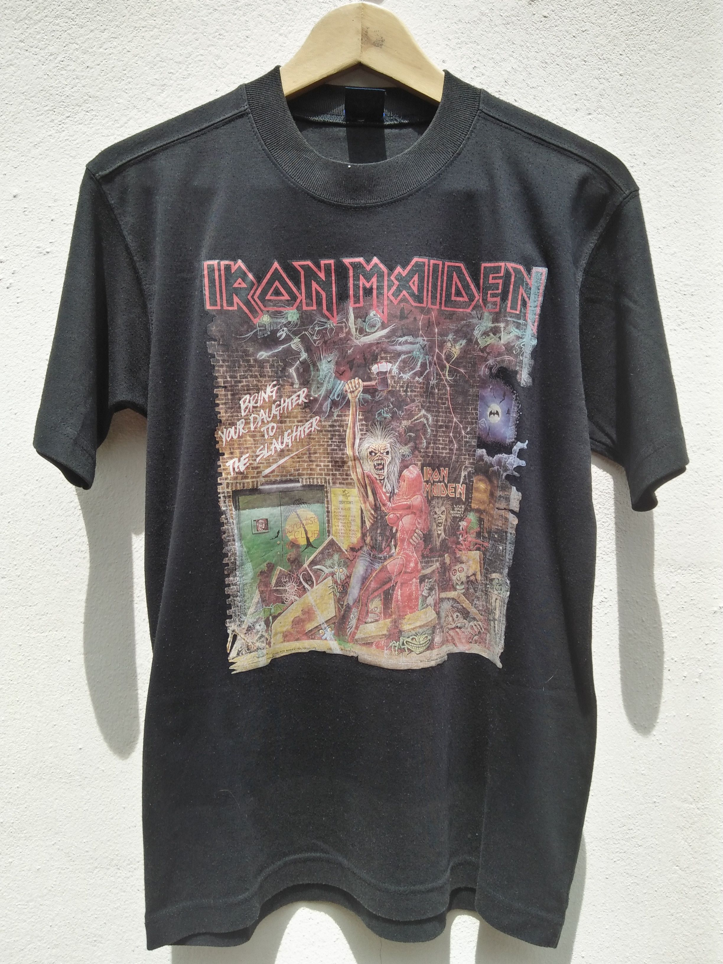 Band Tees Vtg Iron Maiden 1990 Bring Your Daughter To The Slaughter Size US S / EU 44-46 / 1 - 1 Thumbnail
