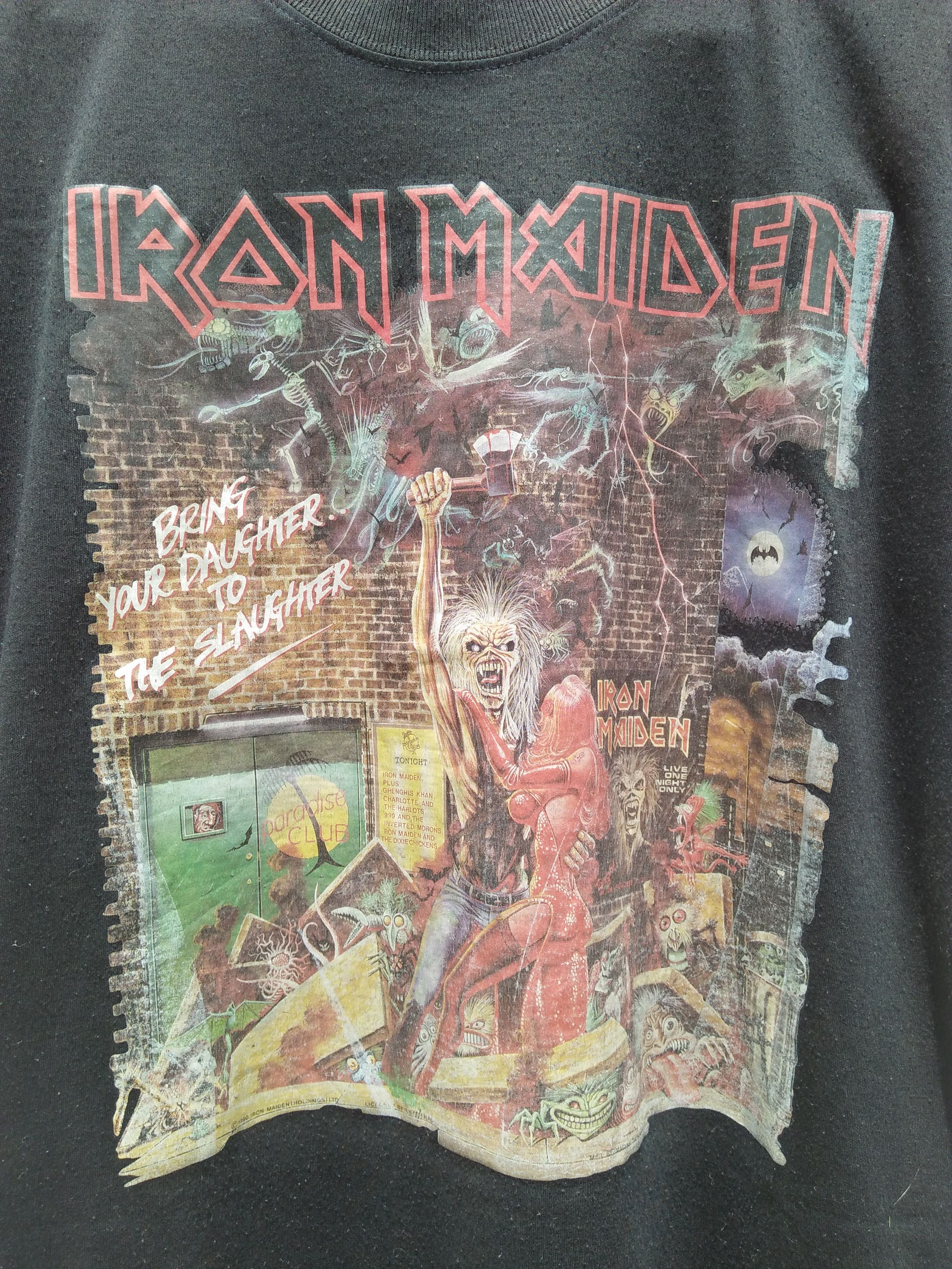 Band Tees Vtg Iron Maiden 1990 Bring Your Daughter To The Slaughter Size US S / EU 44-46 / 1 - 3 Thumbnail