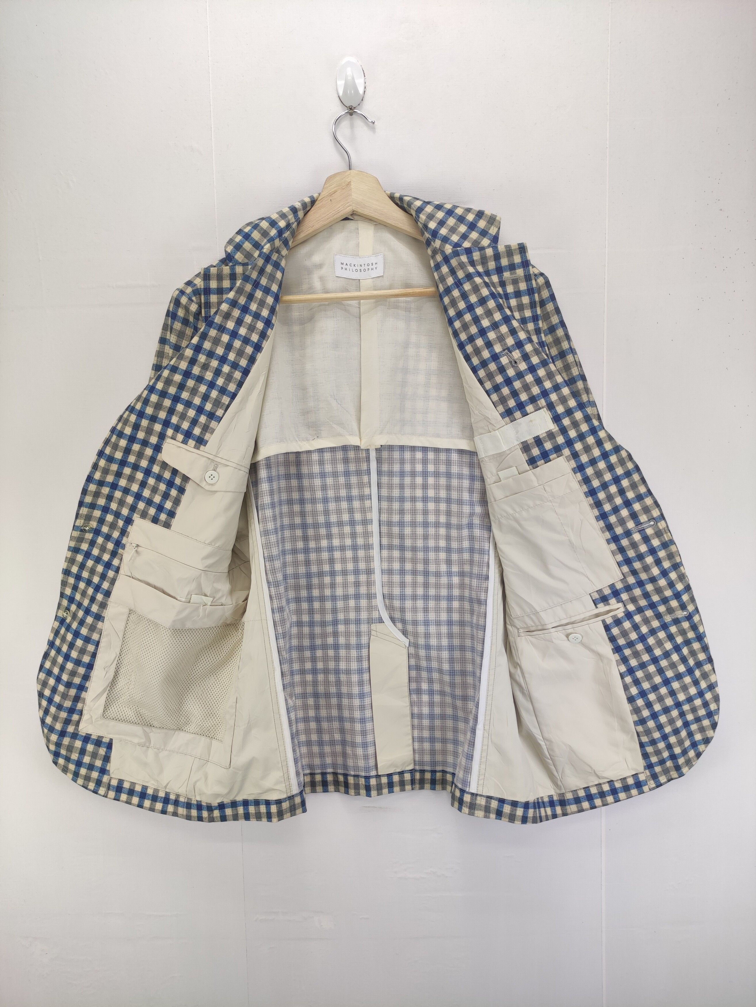 Mackintosh Vintage Mackintosh Philosophy Coat Jacket Checkered Size US S / EU 44-46 / 1 - 4 Thumbnail