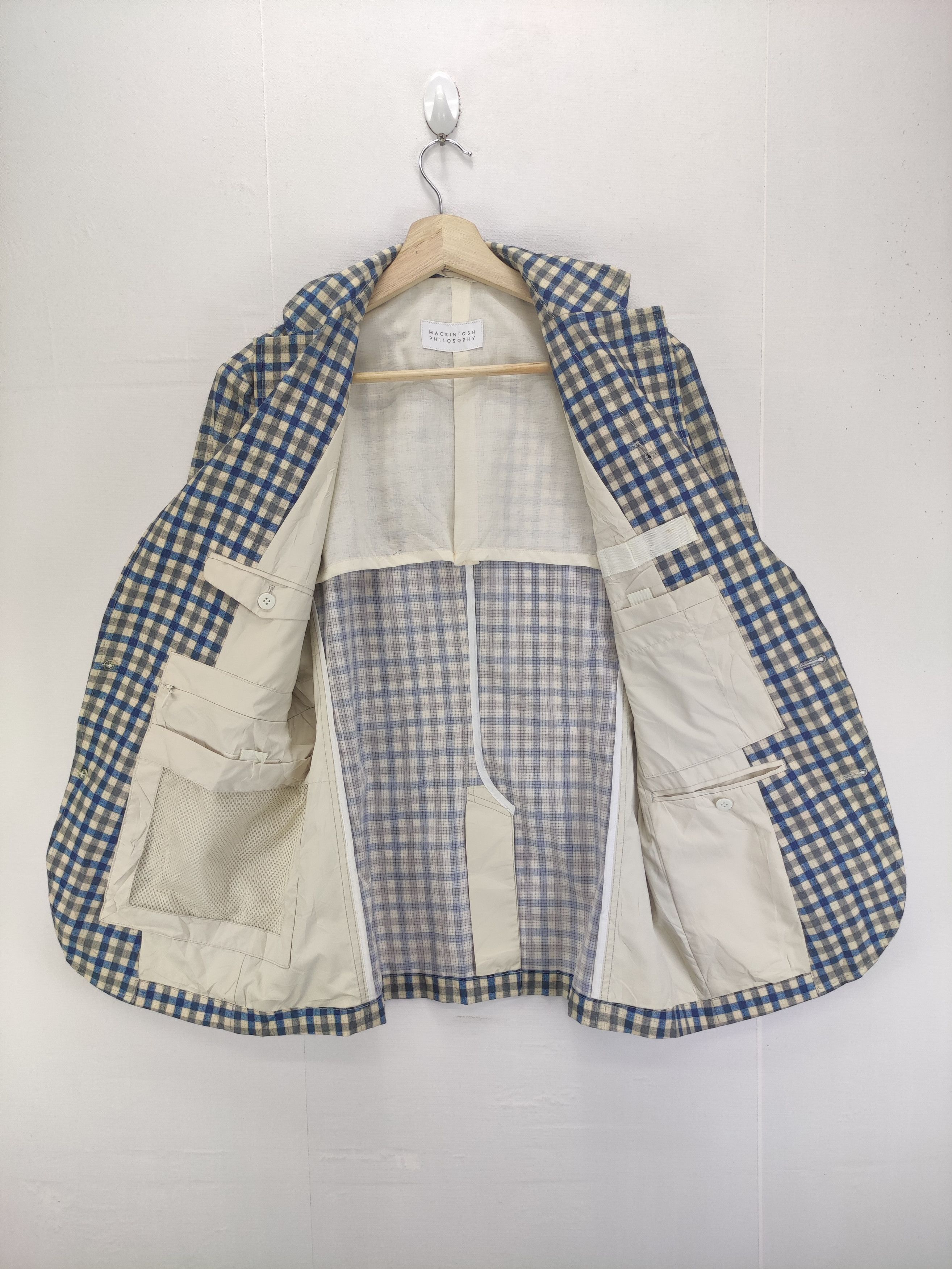Mackintosh Vintage Mackintosh Philosophy Coat Blazer Jacket Checkered Size US S / EU 44-46 / 1 - 3 Thumbnail