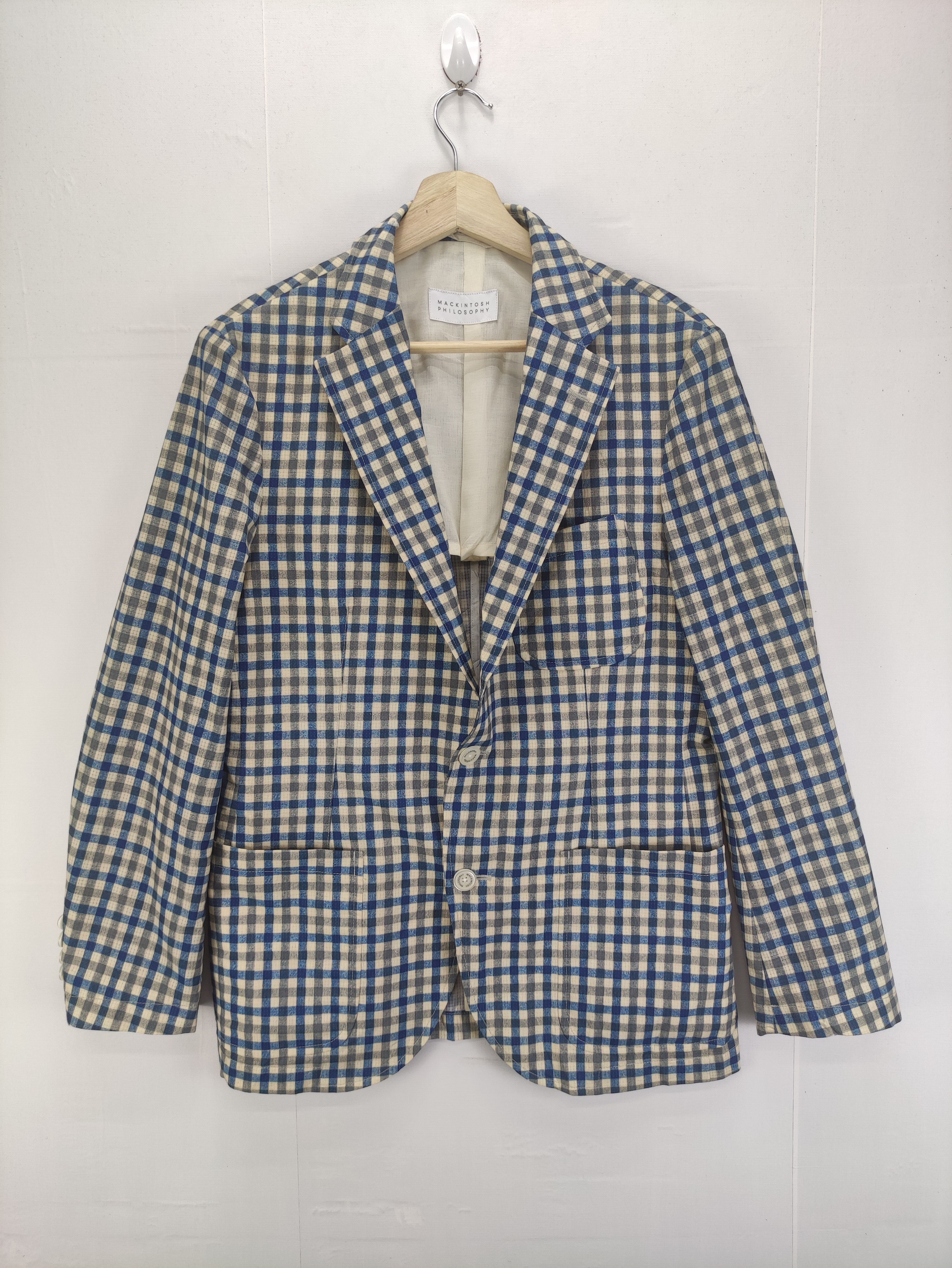 Mackintosh Vintage Mackintosh Philosophy Coat Jacket Checkered Size US S / EU 44-46 / 1 - 1 Preview