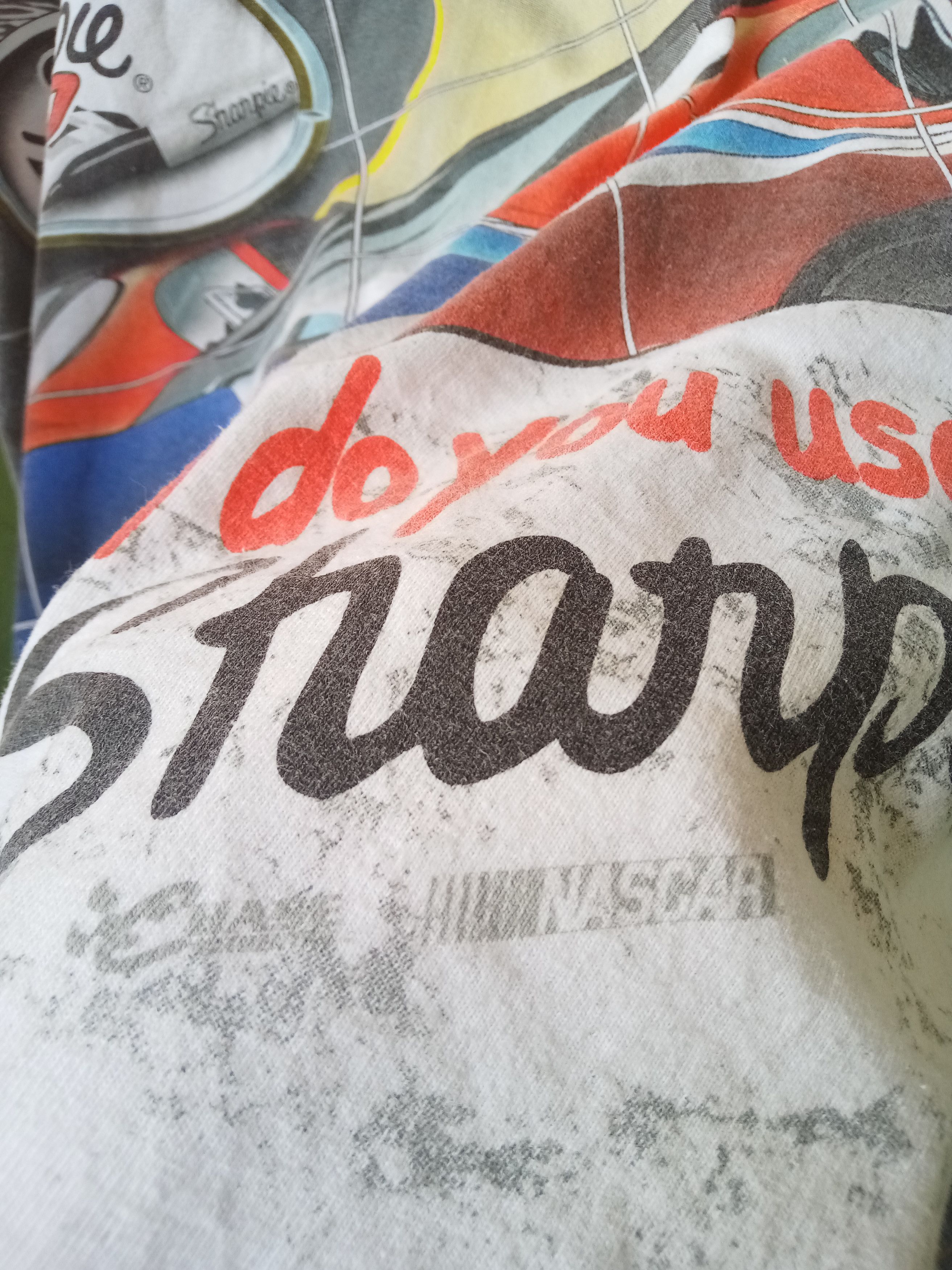Ford vintage Nascar Bristol Overprint Sharpie Lubricant 76 2003 Size US L / EU 52-54 / 3 - 8 Thumbnail