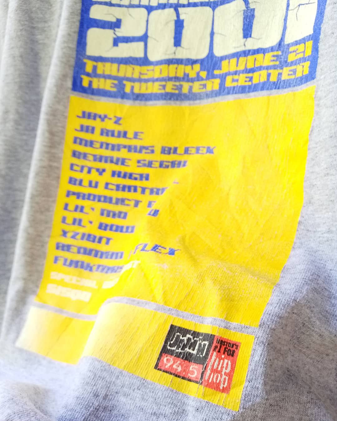 Band Tees Vintage 2001 Summer Jam Jay Z Ja Rule Li Bow wow Xzibit etc Size US XL / EU 56 / 4 - 4 Thumbnail