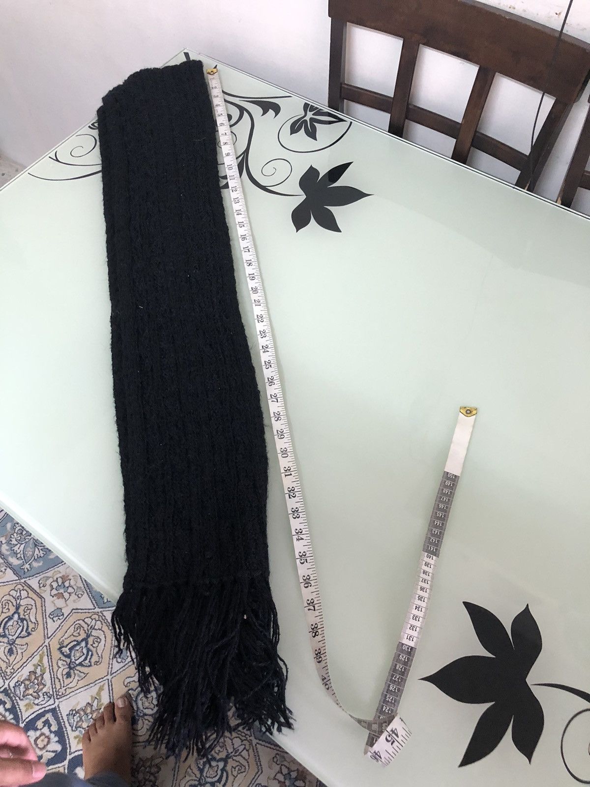 MCM Vintage MCM Knit Black Scarf Size ONE SIZE - 11 Thumbnail