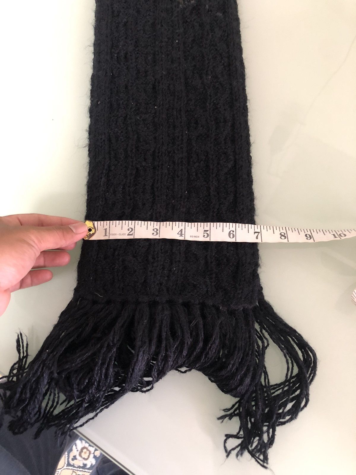 MCM Vintage MCM Knit Black Scarf Size ONE SIZE - 10 Thumbnail