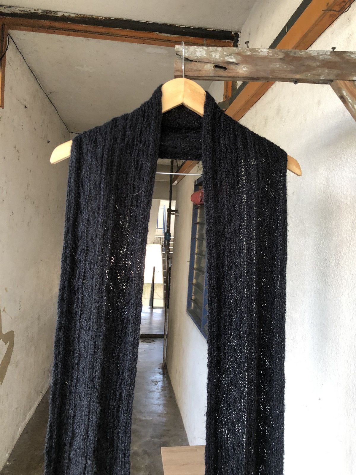 MCM Vintage MCM Knit Black Scarf Size ONE SIZE - 5 Thumbnail