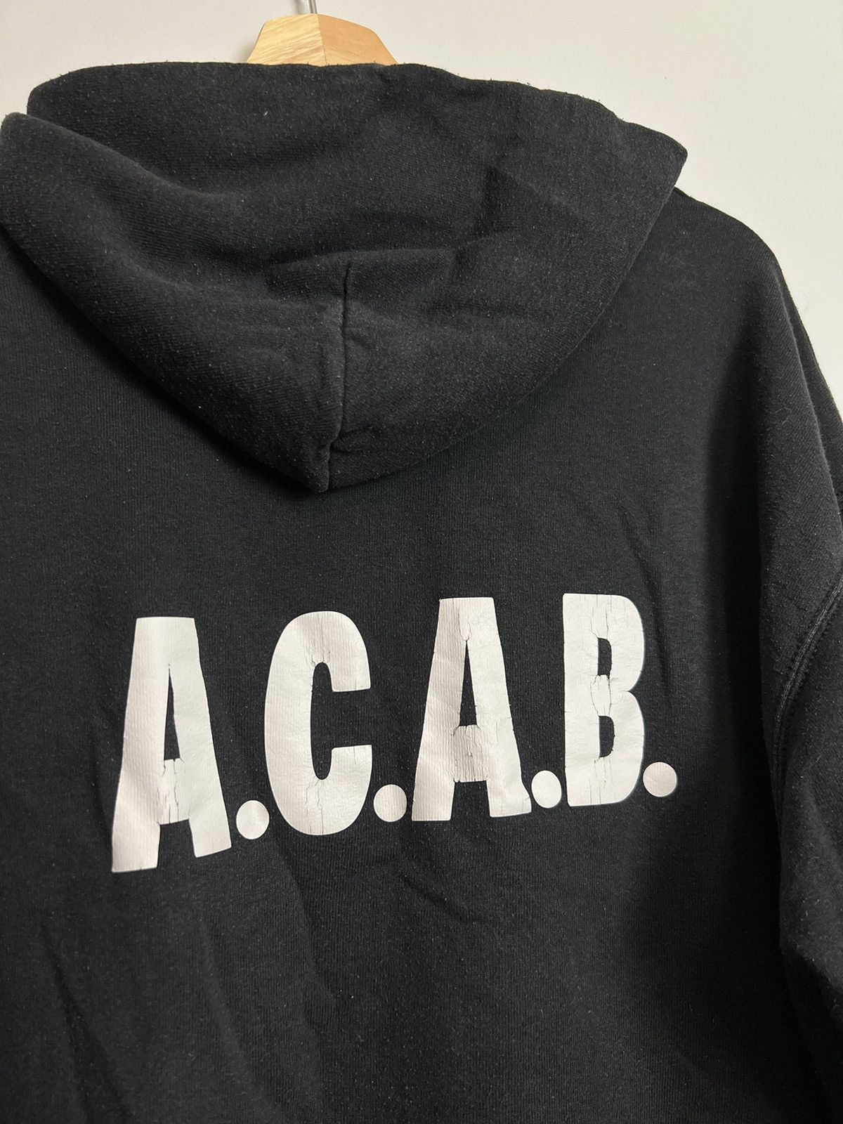 Seditionaries Rare Vintage 00s Hoodie ACAB Fuck The Law Anarchy Band Y2K Size US XL / EU 56 / 4 - 4 Thumbnail