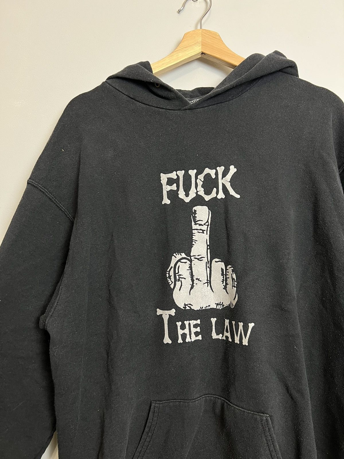 Seditionaries Rare Vintage 00s Hoodie ACAB Fuck The Law Anarchy Band Y2K Size US XL / EU 56 / 4 - 3 Thumbnail