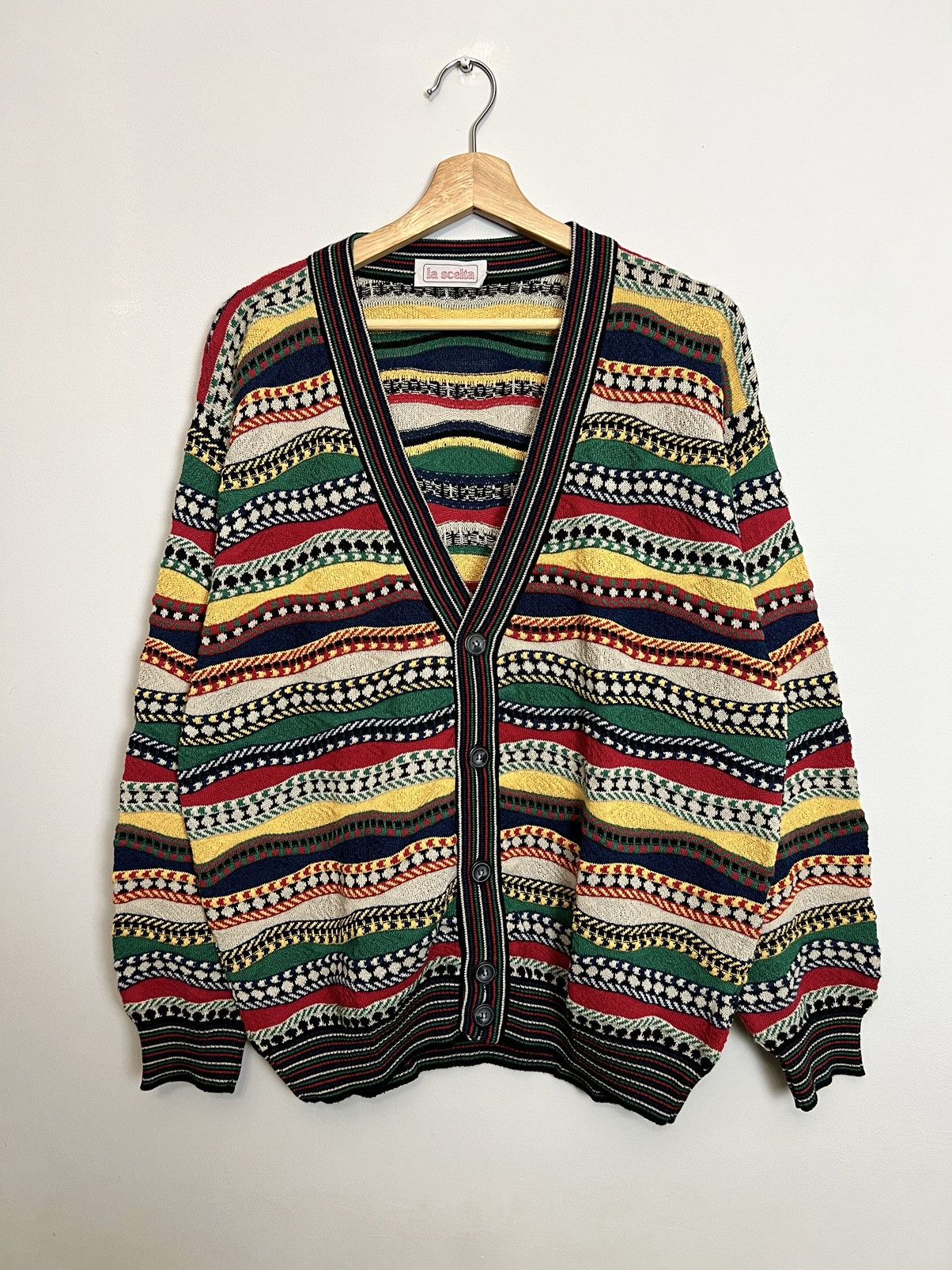 Japanese Brand Vintage Sweater With Coogi Vibes Size US M / EU 48-50 / 2 - 1 Thumbnail