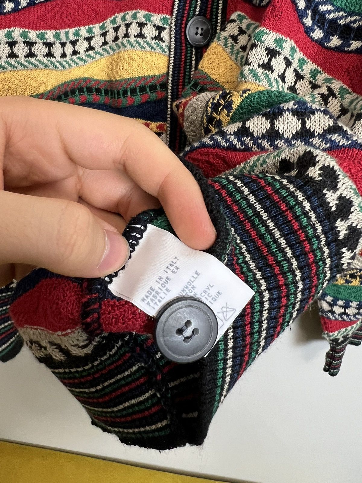 Japanese Brand Vintage Sweater With Coogi Vibes Size US M / EU 48-50 / 2 - 5 Thumbnail