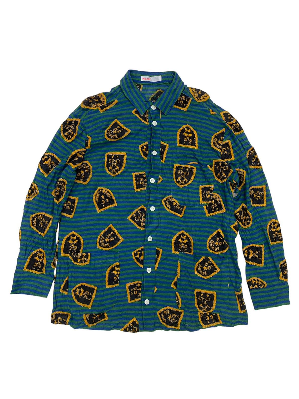 image of Ne-Net By Issey Miyake Studio Printed Shirt, Women's (Size Medium)