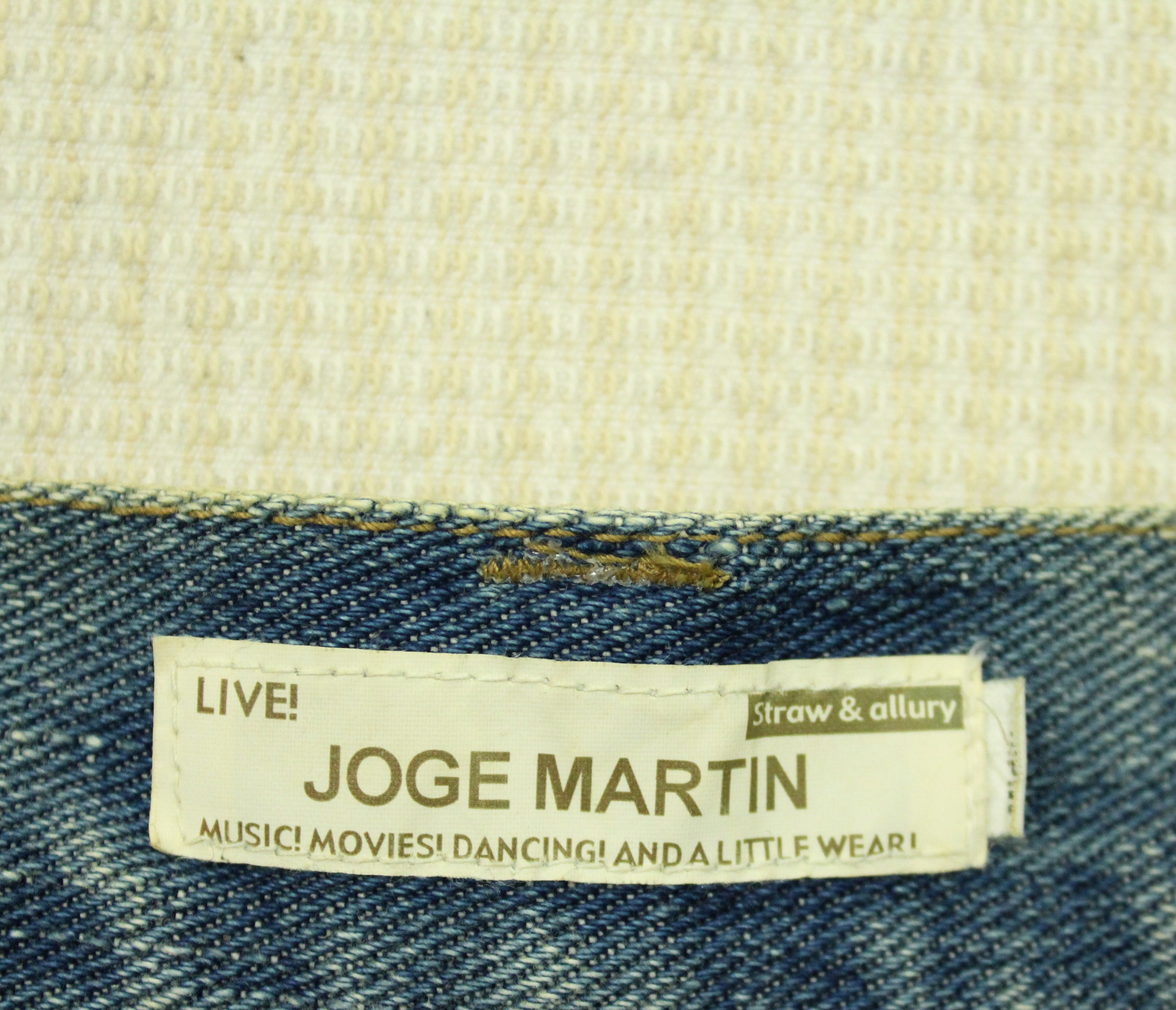 Japanese Brand JOGE MARTIN Denim Jeans Patchwork Grunge Cobain Size US 30 / EU 46 - 17 Thumbnail