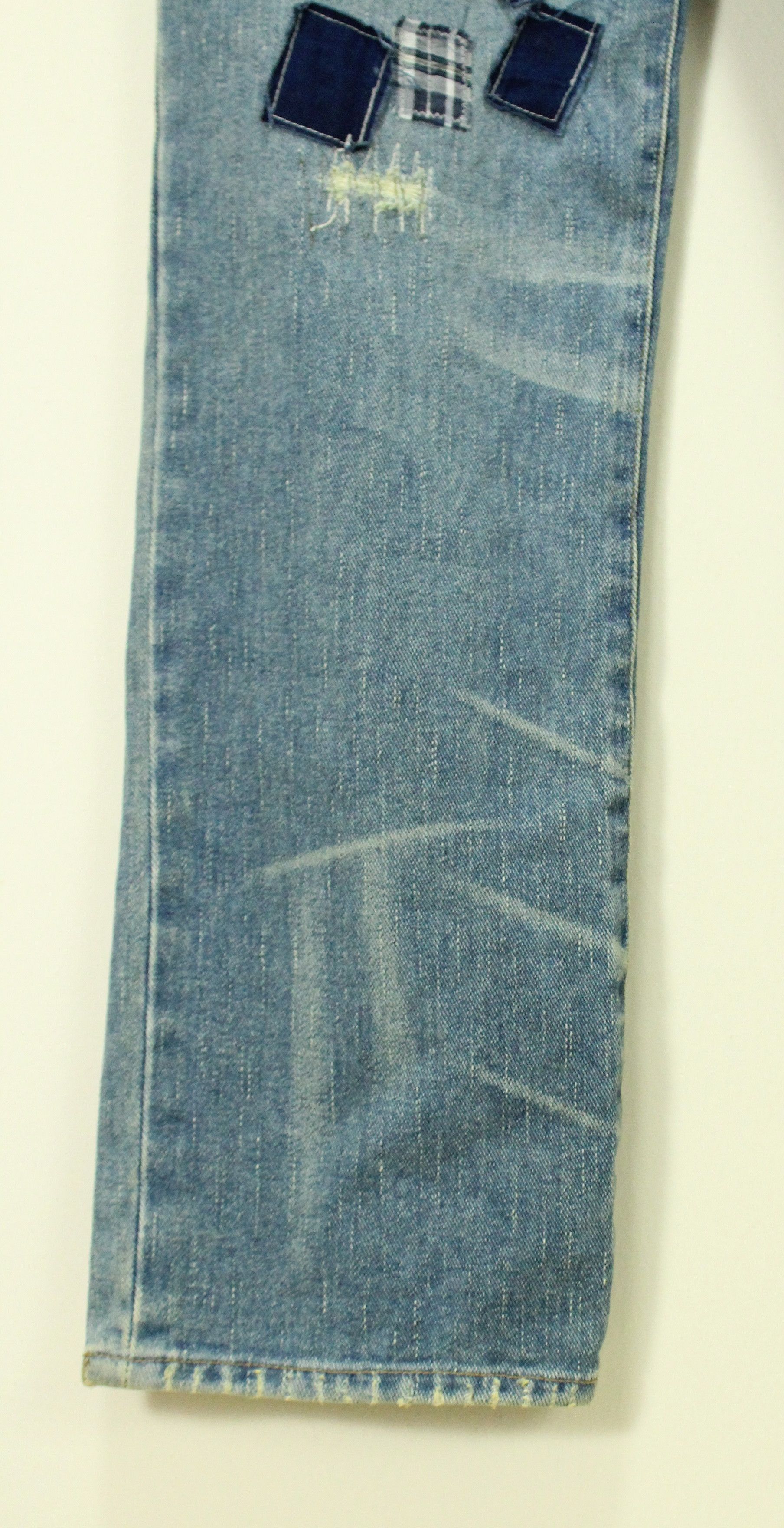 Japanese Brand JOGE MARTIN Denim Jeans Patchwork Grunge Cobain Size US 30 / EU 46 - 6 Thumbnail
