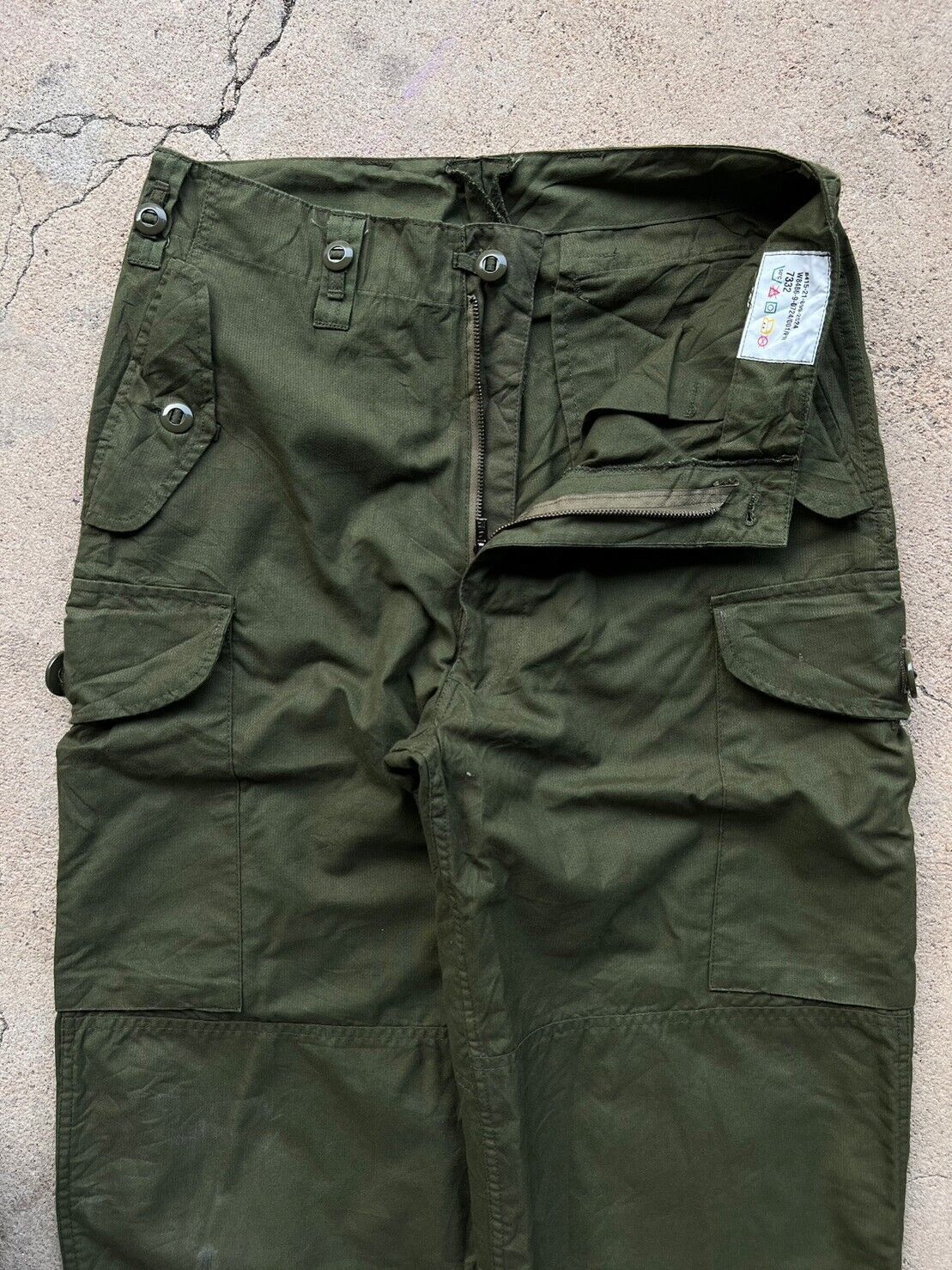 Vintage 70's Vintage Military Cargo Pants Size US 32 / EU 48 - 7 Thumbnail