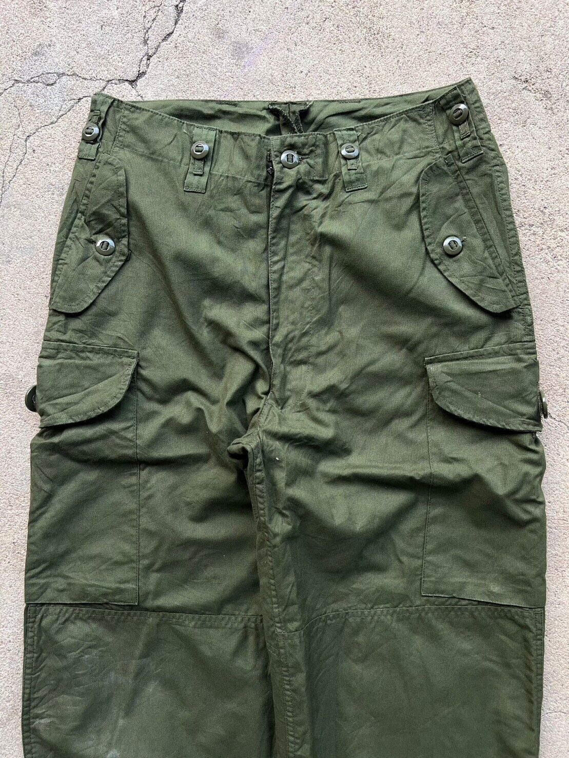 Vintage 70's Vintage Military Cargo Pants Size US 32 / EU 48 - 4 Thumbnail
