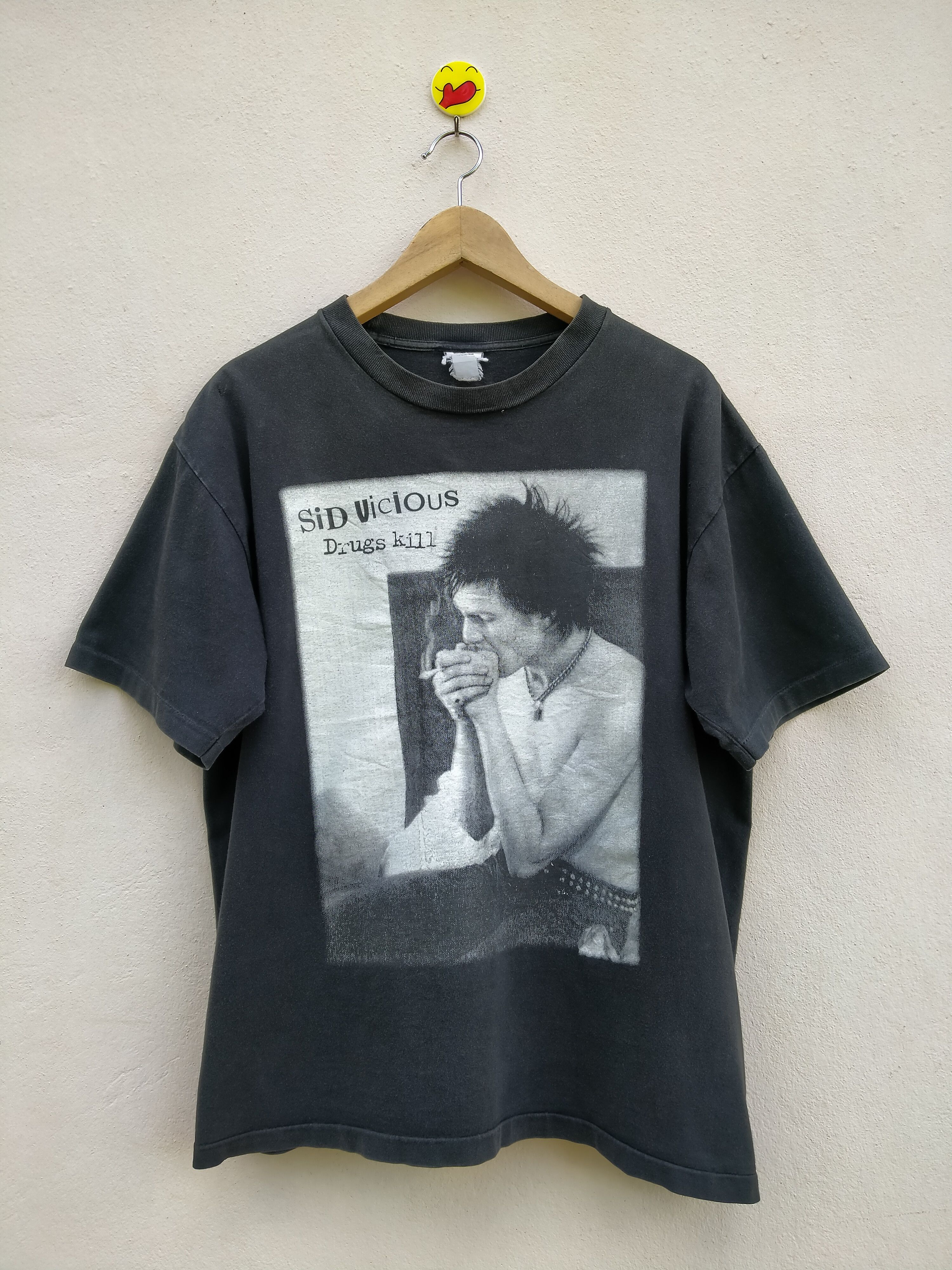 Band Tees Rare!! Vintage 90s SiD ViCious Drugs Kill Size US L / EU 52-54 / 3 - 1 Thumbnail