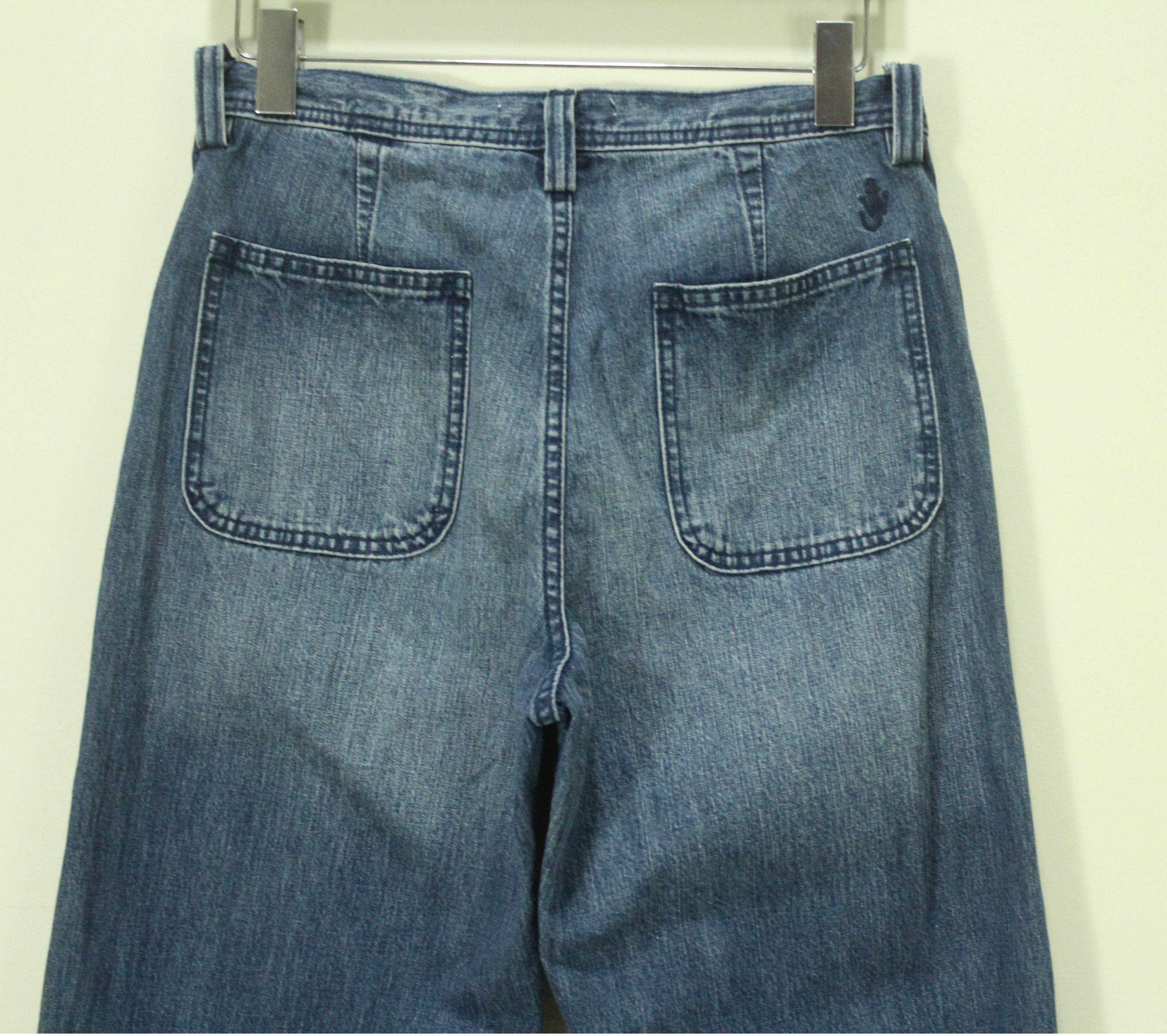 JW Anderson × Japanese Brand × Uniqlo J.W.ANDERSON Pants Denim x Uniqlo Small Embroidered Logo Size US 29 - 7 Thumbnail