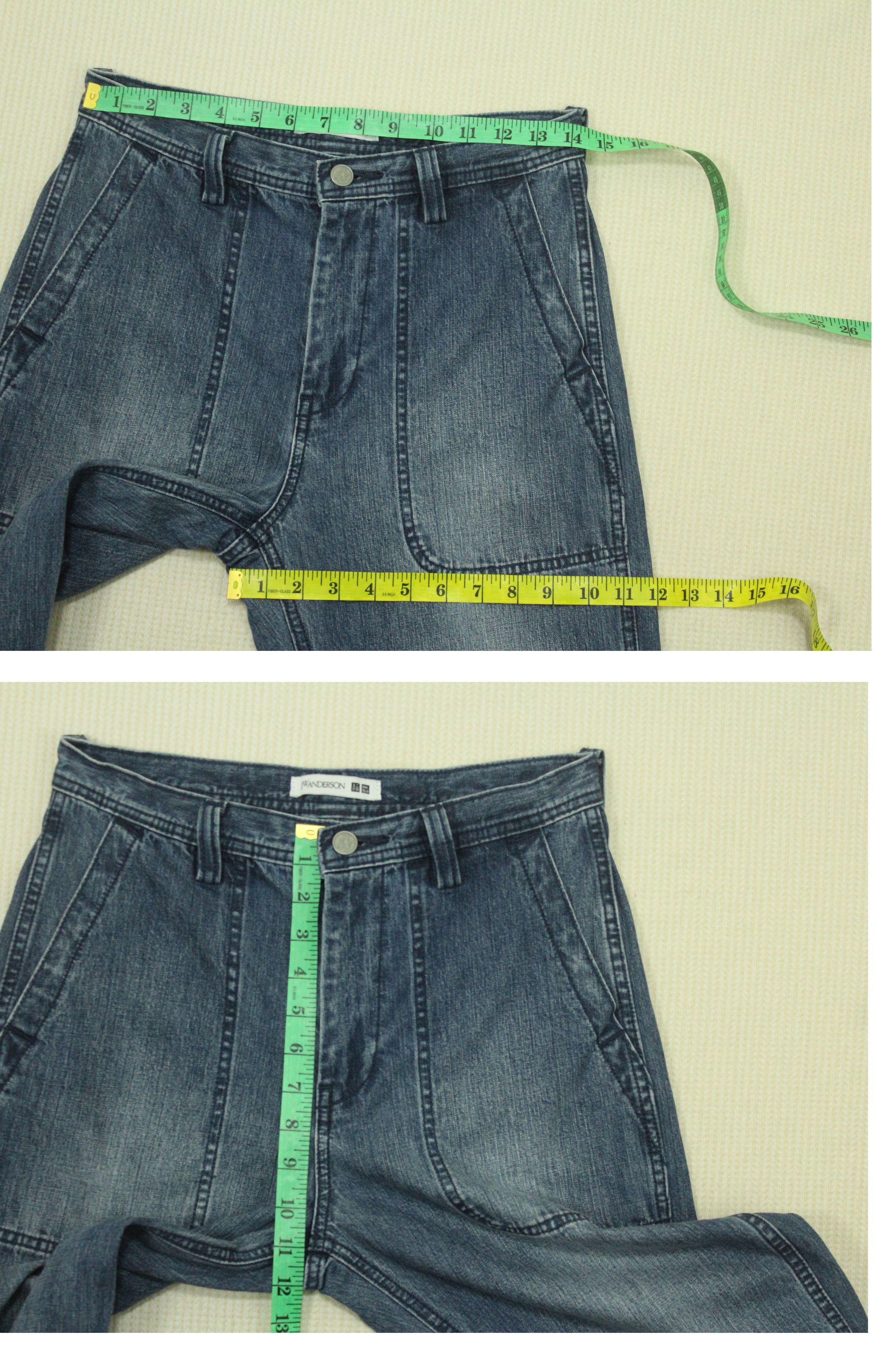 JW Anderson × Japanese Brand × Uniqlo J.W.ANDERSON Pants Denim x Uniqlo Small Embroidered Logo Size US 29 - 11 Thumbnail