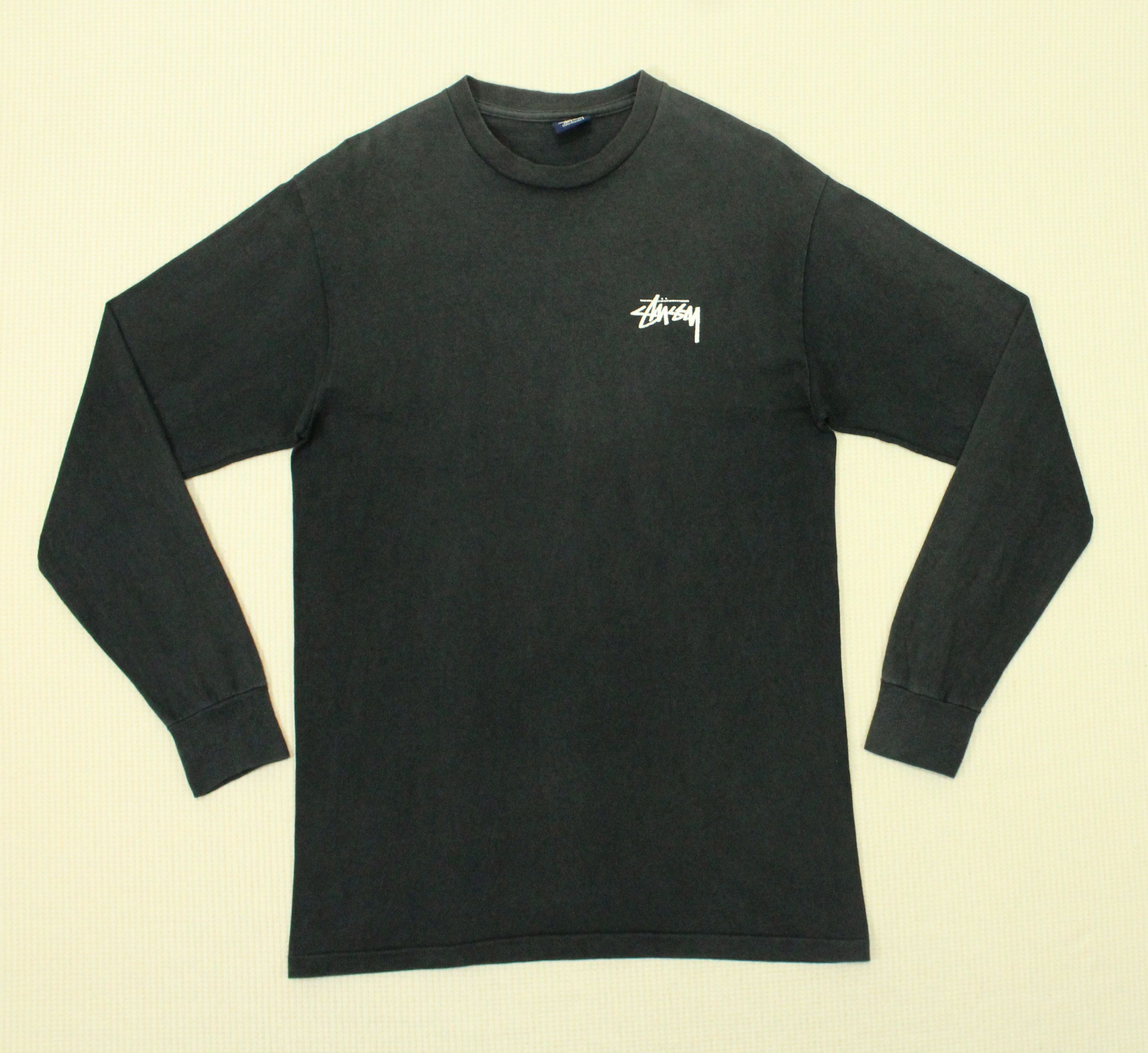 Stussy Vintage 90s STUSSY T Shirt 8 ball Faded Black Single Stitch Size US M / EU 48-50 / 2 - 4 Thumbnail