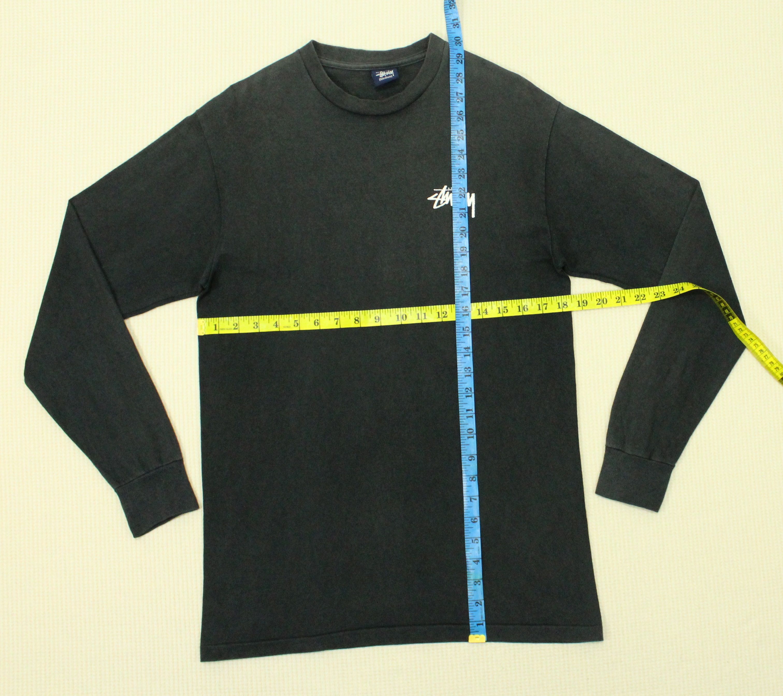 Stussy Vintage 90s STUSSY T Shirt 8 ball Faded Black Single Stitch Size US M / EU 48-50 / 2 - 12 Thumbnail