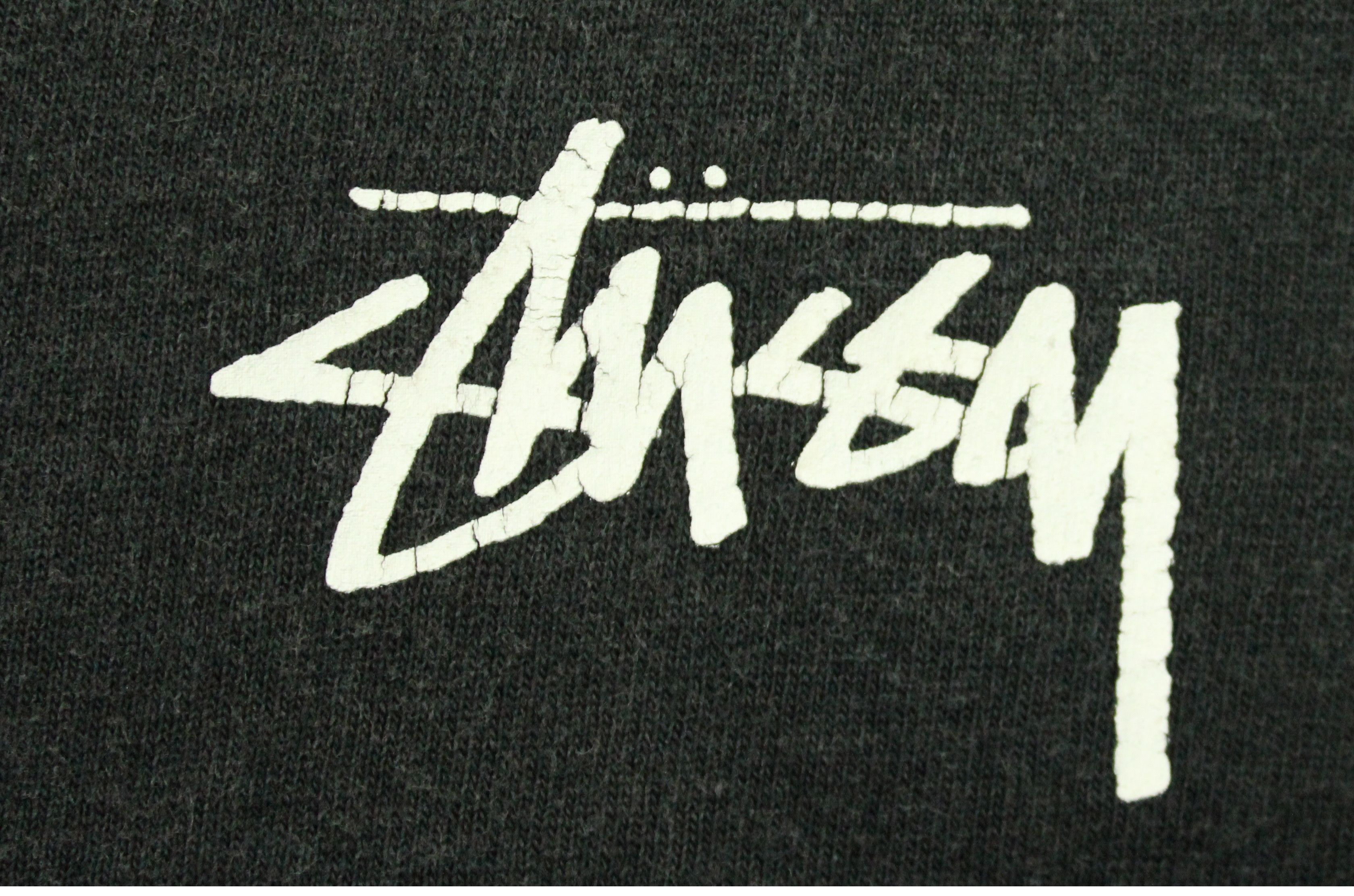 Stussy Vintage 90s STUSSY T Shirt 8 ball Faded Black Single Stitch Size US M / EU 48-50 / 2 - 8 Thumbnail