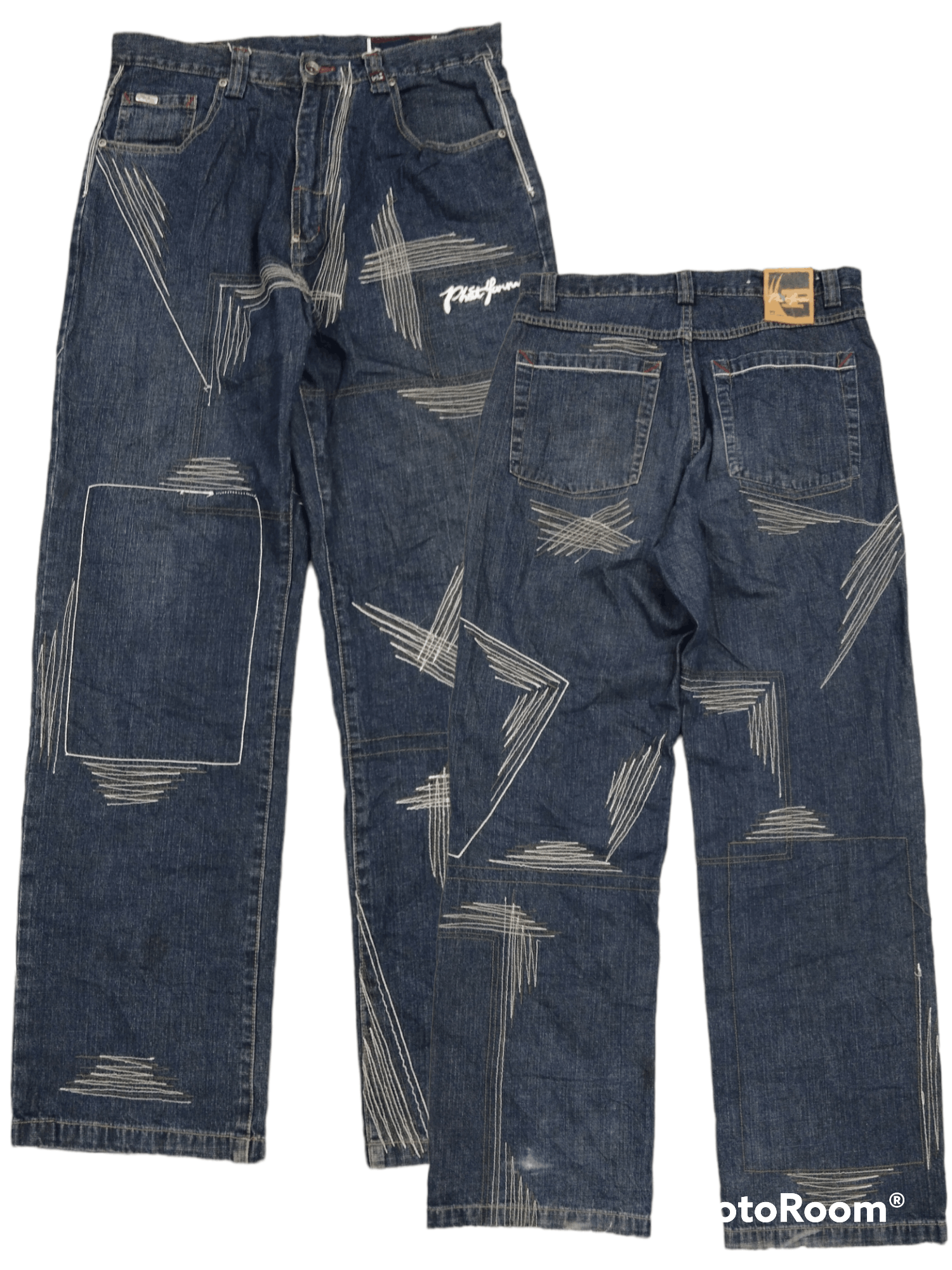 Phat Farm WIDE PANTS BAGGY PHAT FARM Size US 34 / EU 50 - 1 Preview