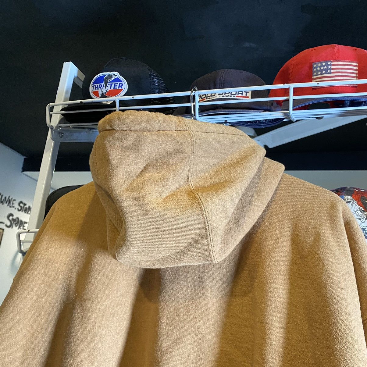 Carhartt Vintage 90’s Carhartt Clay Zip Up Hoodie Distressed Size US XXL / EU 58 / 5 - 17 Thumbnail