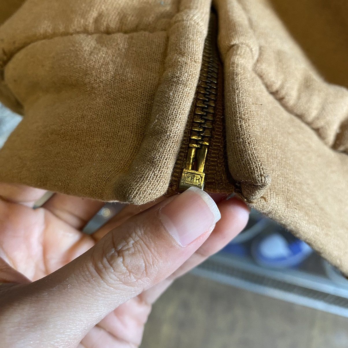 Carhartt Vintage 90’s Carhartt Clay Zip Up Hoodie Distressed Size US XXL / EU 58 / 5 - 13 Thumbnail