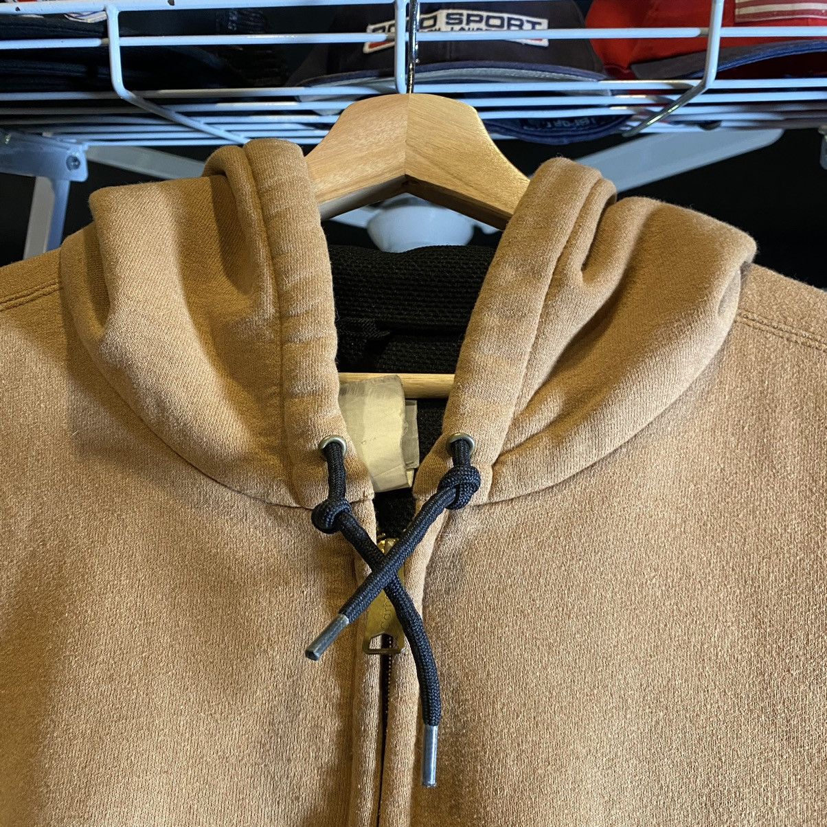 Carhartt Vintage 90’s Carhartt Clay Zip Up Hoodie Distressed Size US XXL / EU 58 / 5 - 11 Thumbnail