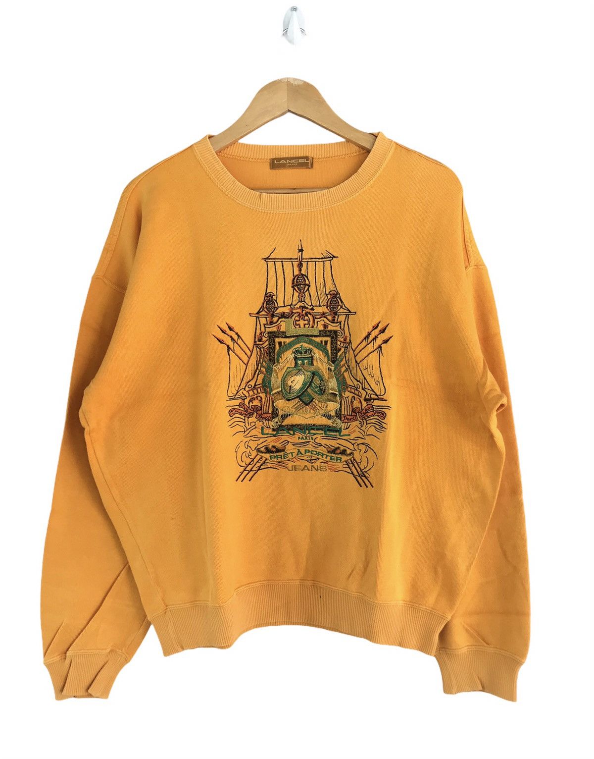 Lancel Last Drop Vintage 90s Lancel Jeans Paris Sweatshirts Size US L / EU 52-54 / 3 - 1 Thumbnail